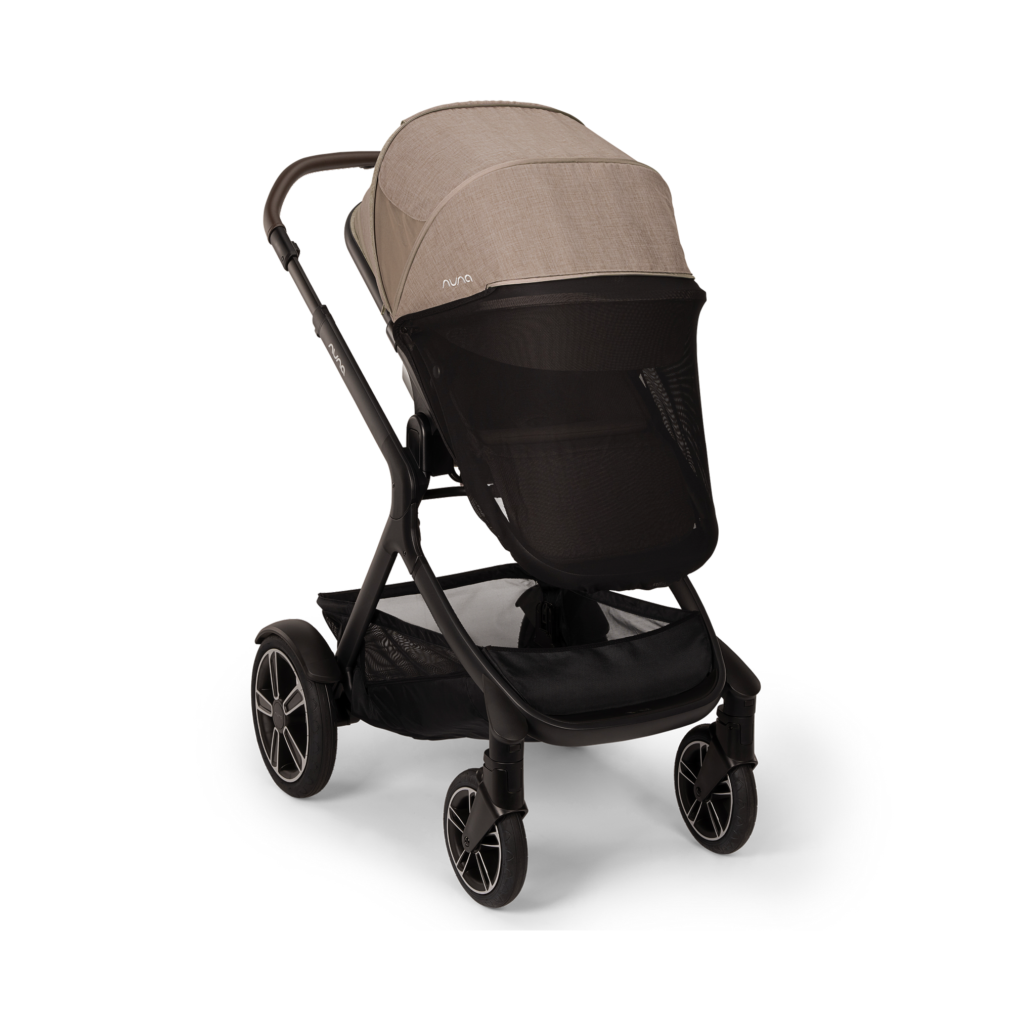 Kombi-Kinderwagen, nuna, Braun – Produktansicht