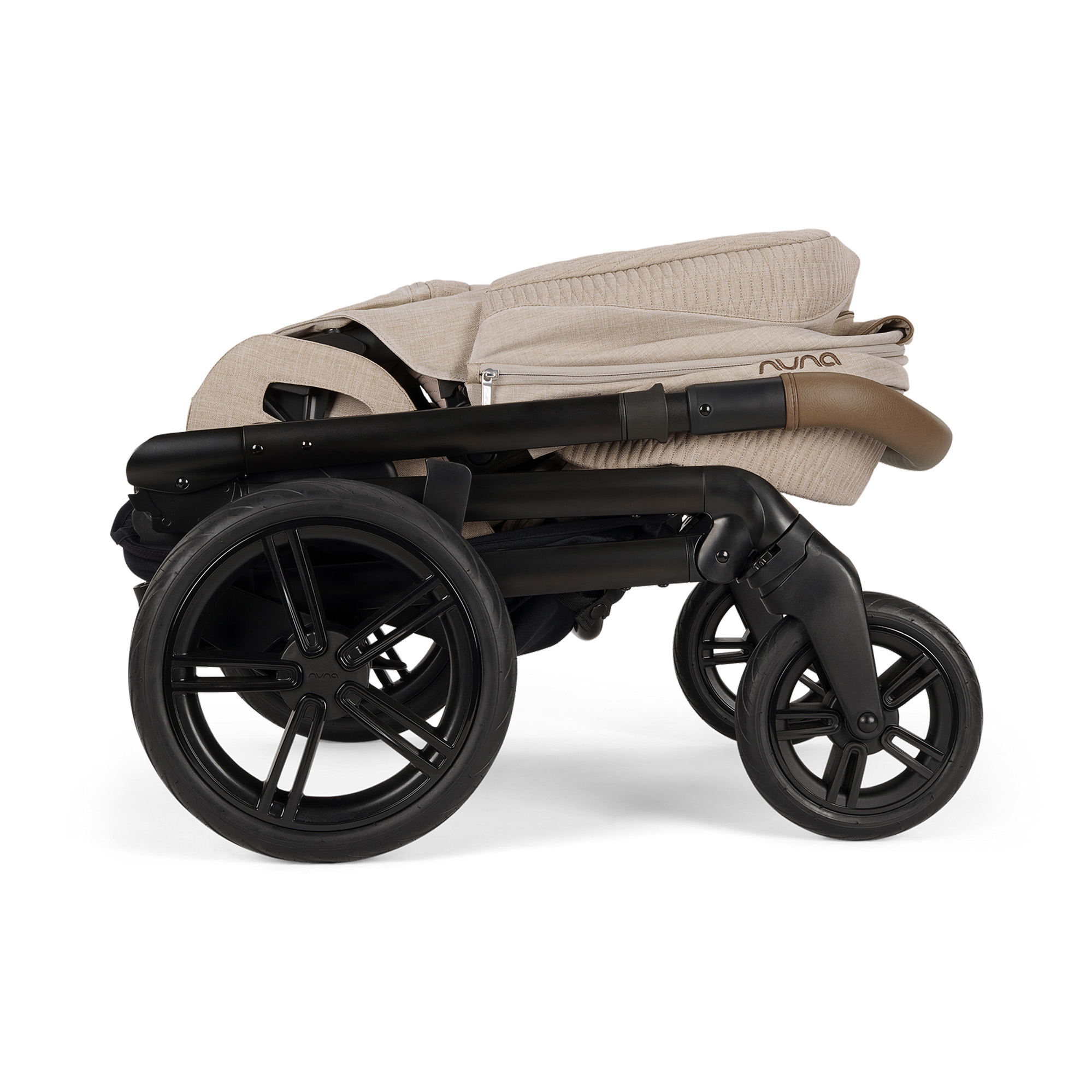 Kombi-Kinderwagen, nuna, Beige – Produktansicht
