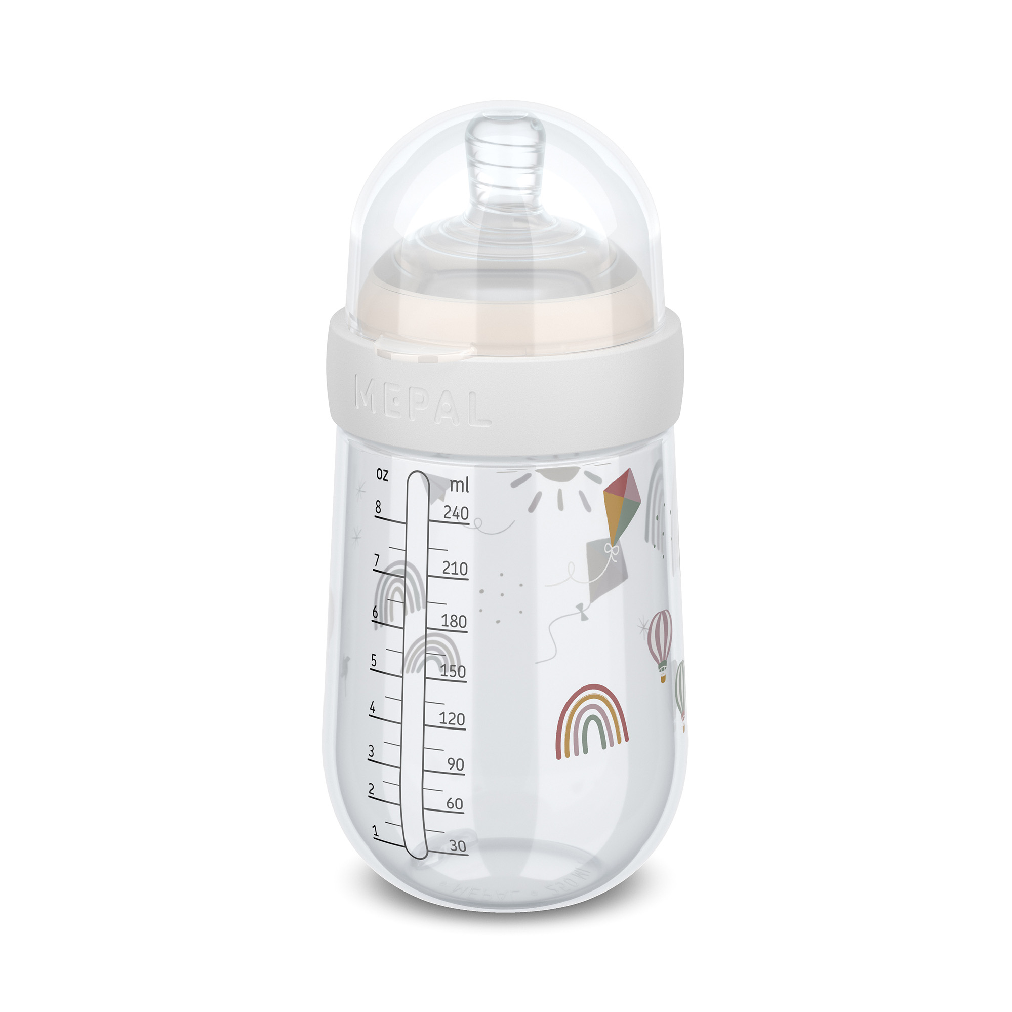 Babyfläschchen, MEPAL, Transparent – Produktansicht