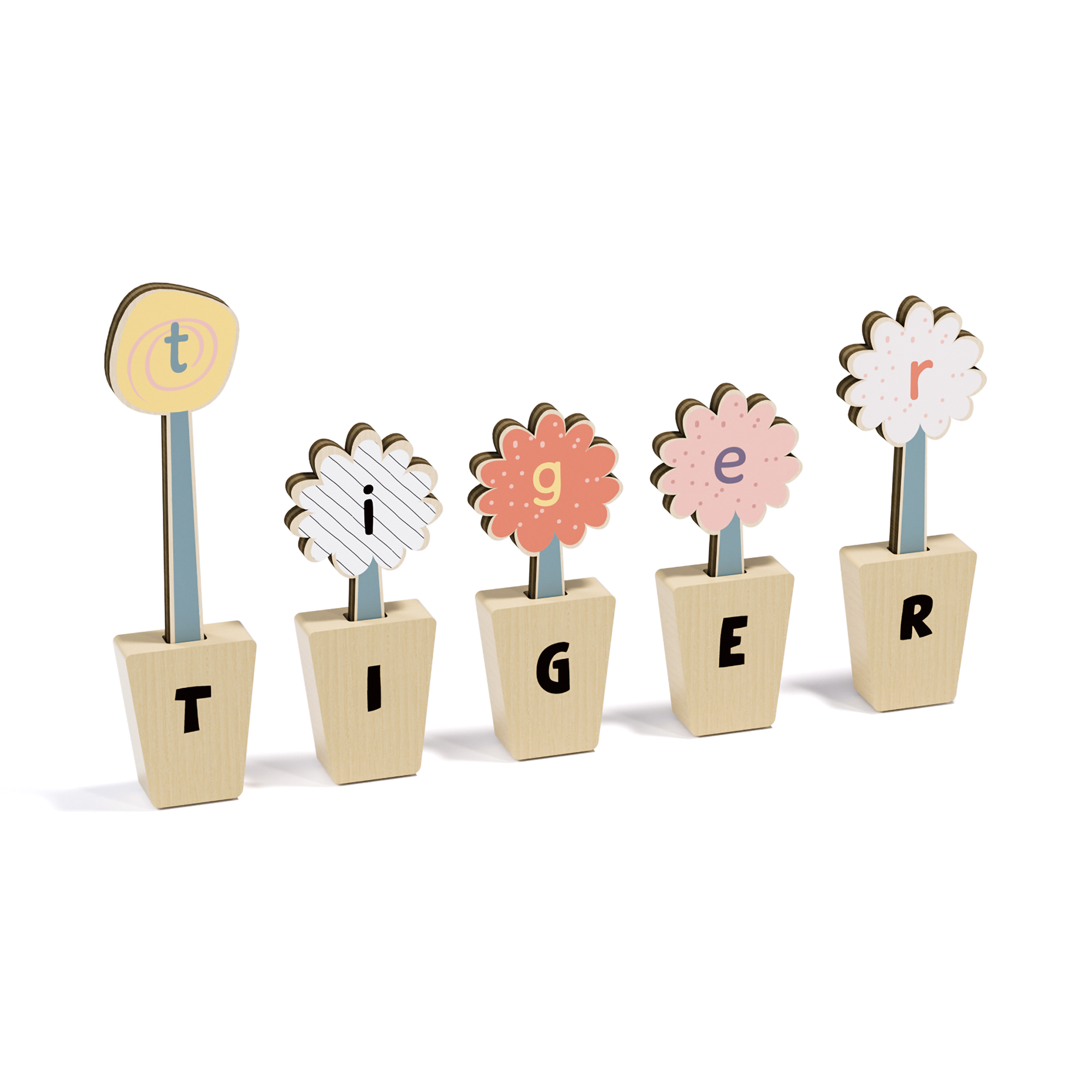 Holzpuzzle, TOPBRIGHT, Mehrfarbig – Produktansicht