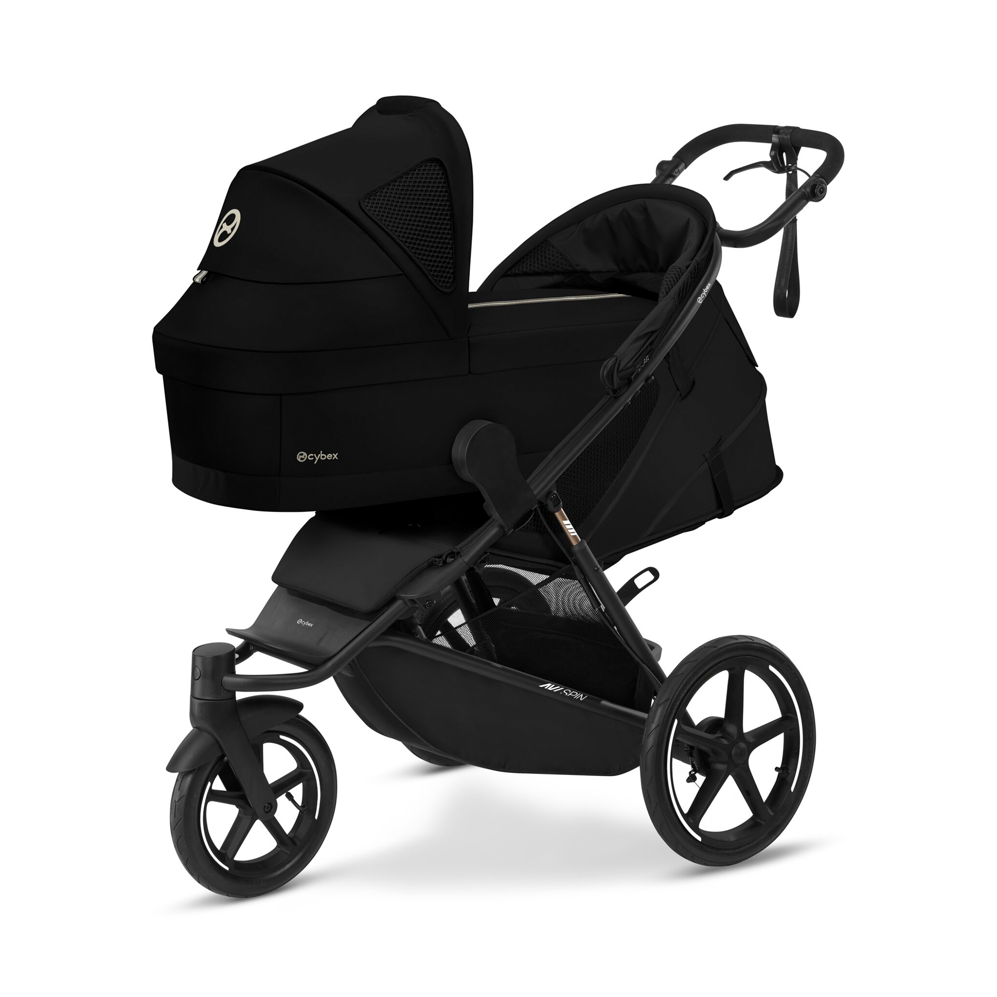 Kombi-Kinderwagen, cybex, Schwarz – Produktansicht