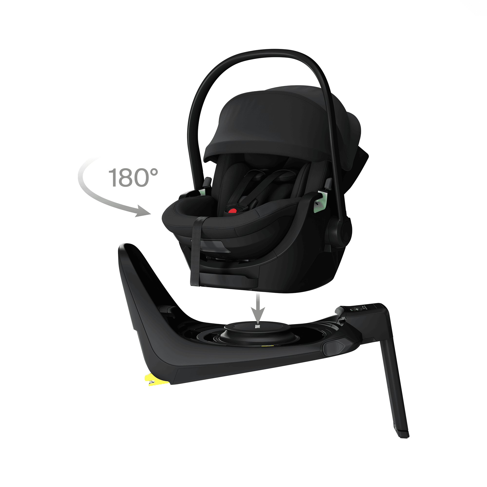 Babyschalen 0-13 kg, Gruppe 0+, THULE, Schwarz – Produktansicht
