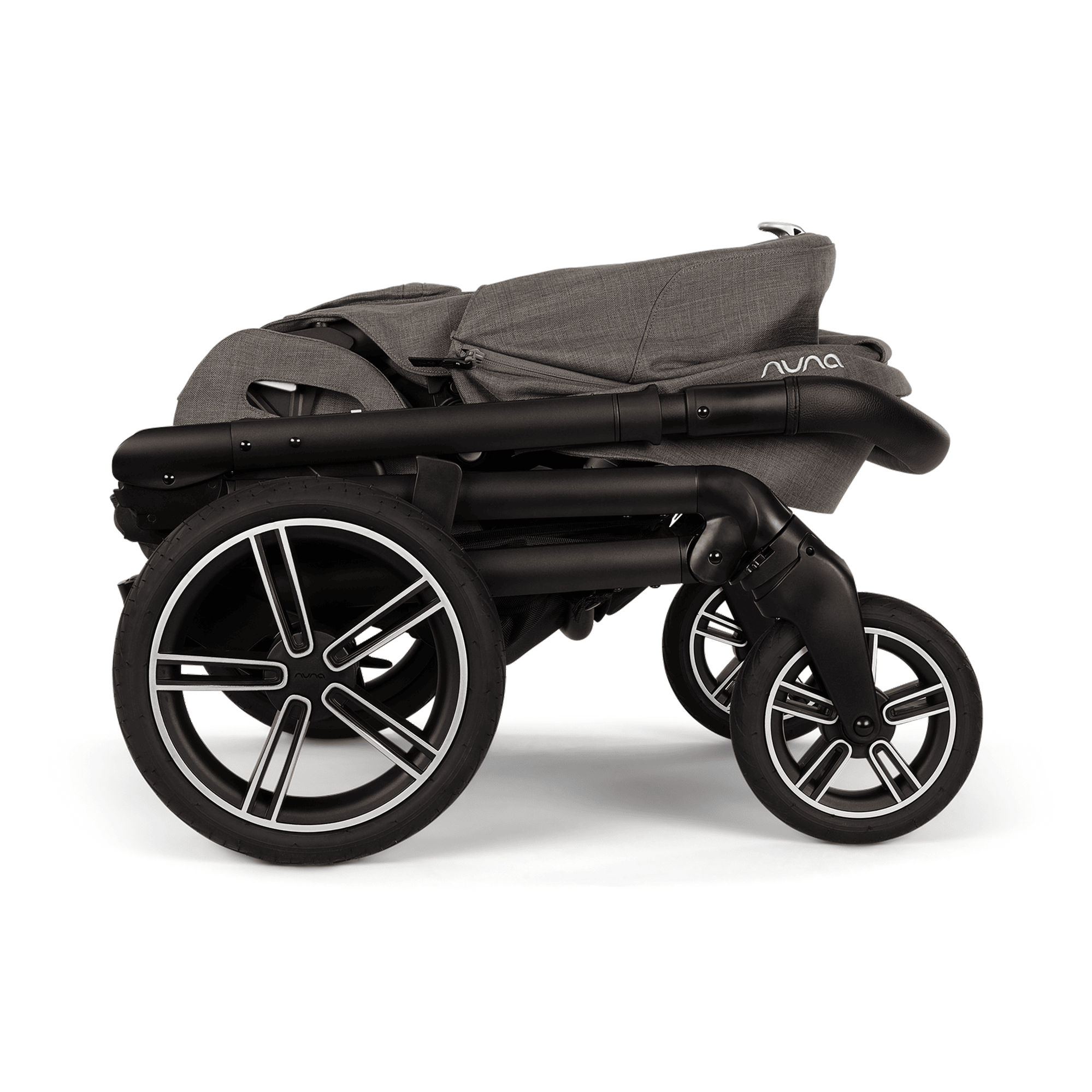 Kombi-Kinderwagen, nuna, Grau – Produktansicht