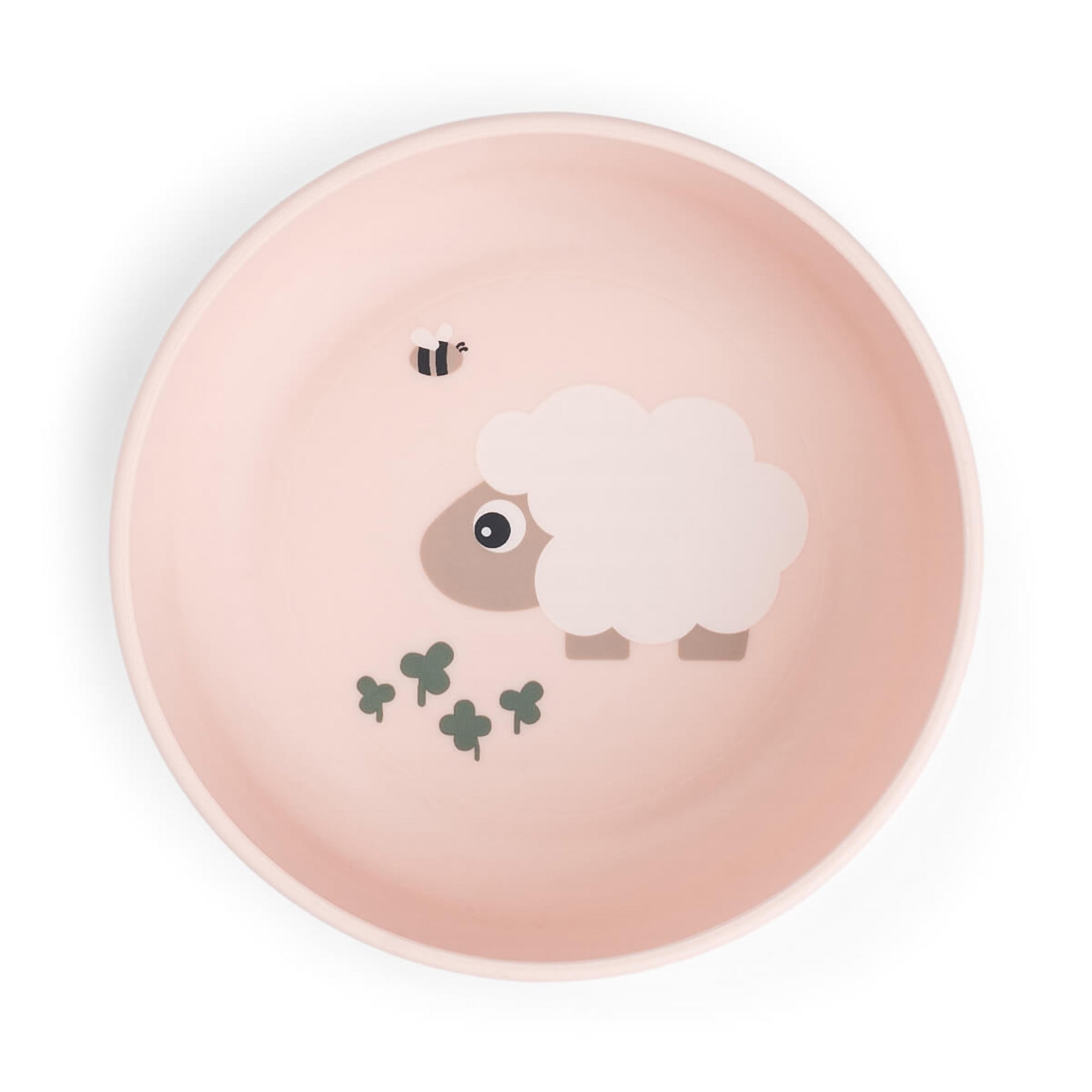 Kinderteller, done by deer, Pink – Besonderheit: rutschfester Boden