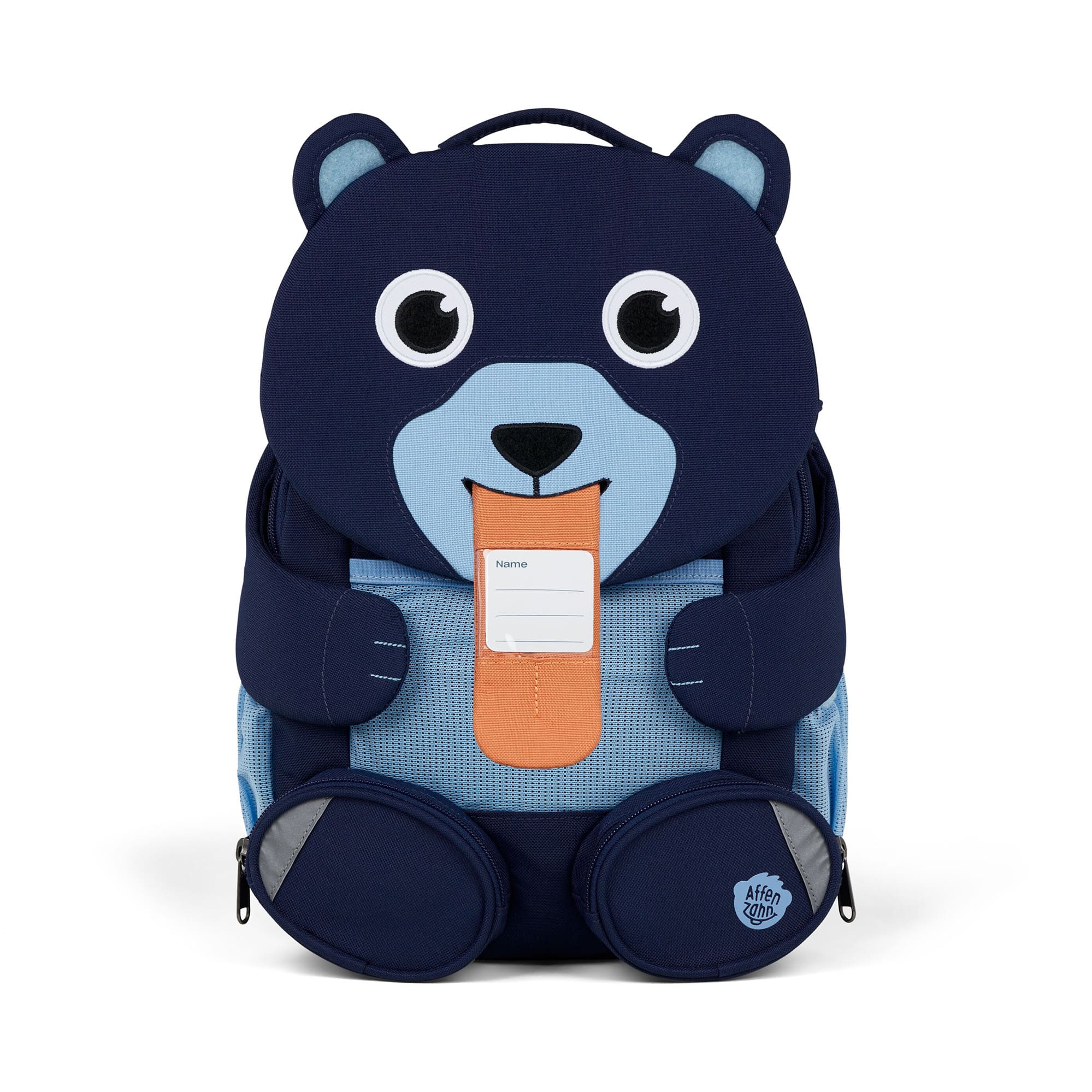 Kinderrucksäcke, Affenzahn, Blau – Besonderheit: höhen- und weitenverstellbarer Brustgurt für eine ideale Anpassung an den Körper