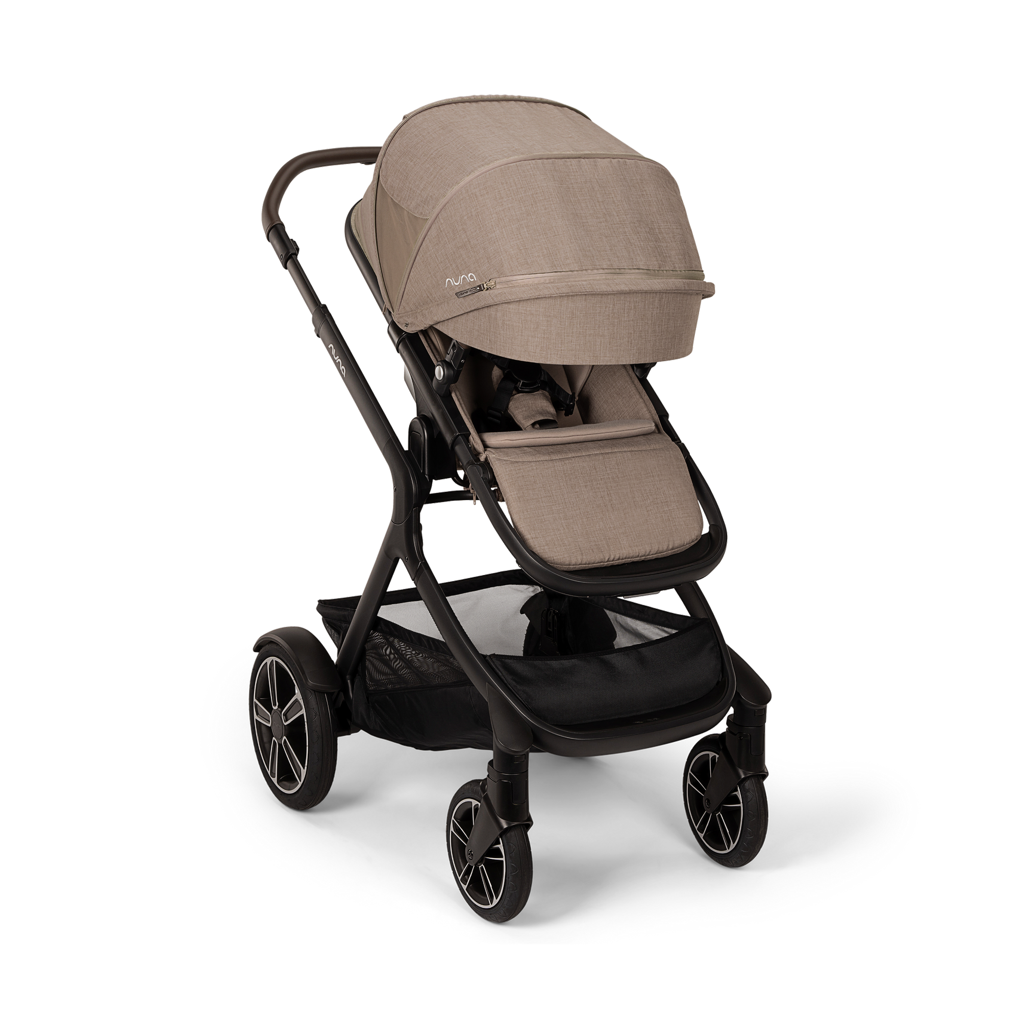 Kombi-Kinderwagen, nuna, Braun – Produktansicht