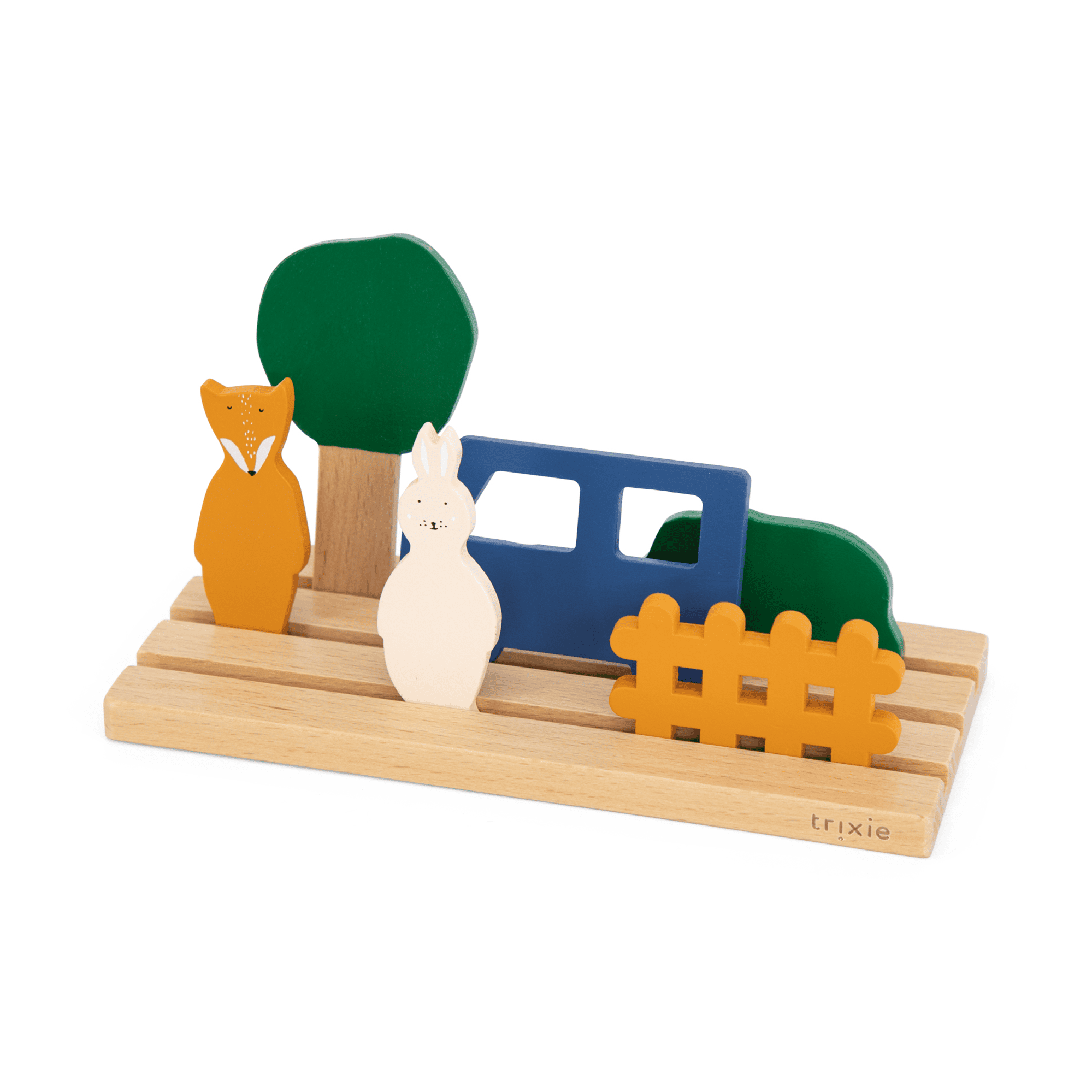 Holzspielzeug für räumliches Denken trixie Mehrfarbig 2000585163303 1