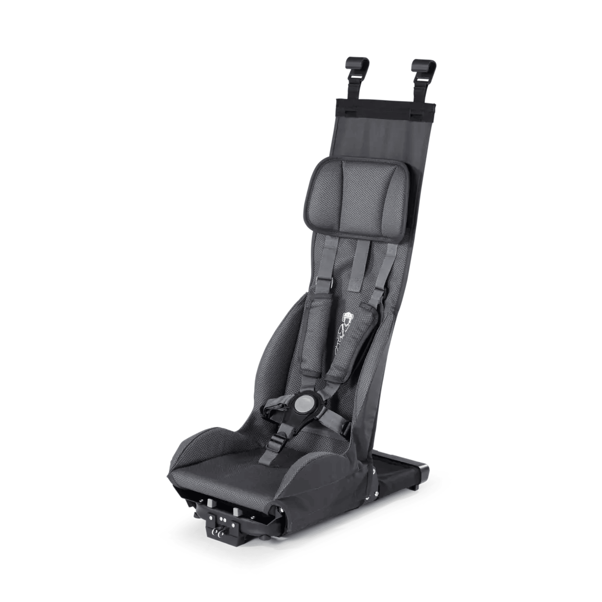 Fahrradanhänger Zubehör, Croozer, Schwarz – Besonderheit: ergonomisches Design mit gepolsterten Seiten im Sitz- und Lendenbereich