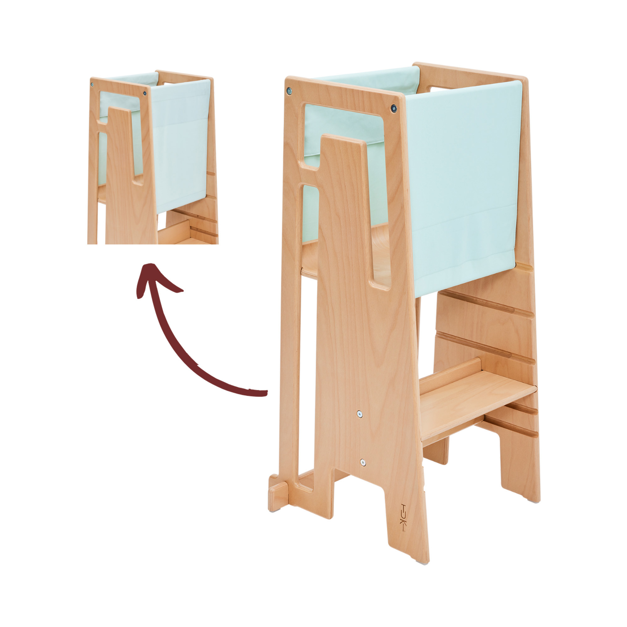 Lerntürme, TUKI, Blau – Besonderheit: passend für den Lernturm Tuki®
