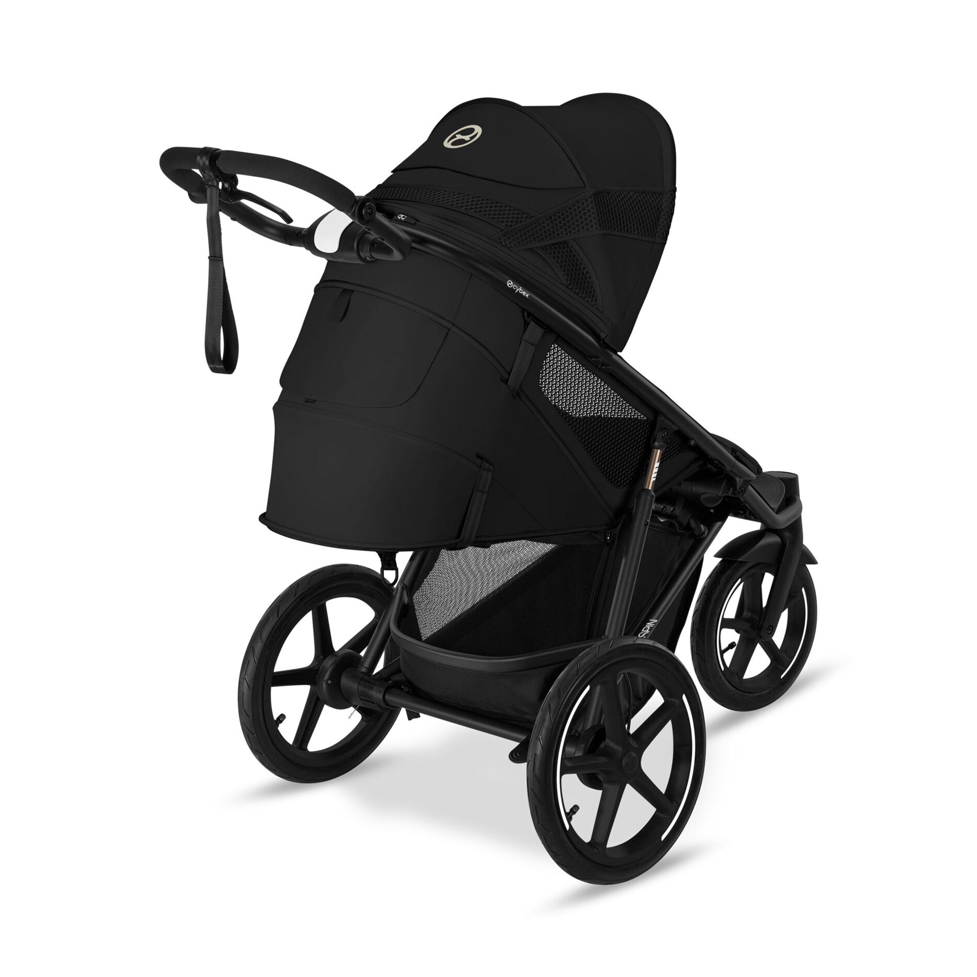Kombi-Kinderwagen, cybex, Schwarz – Produktansicht