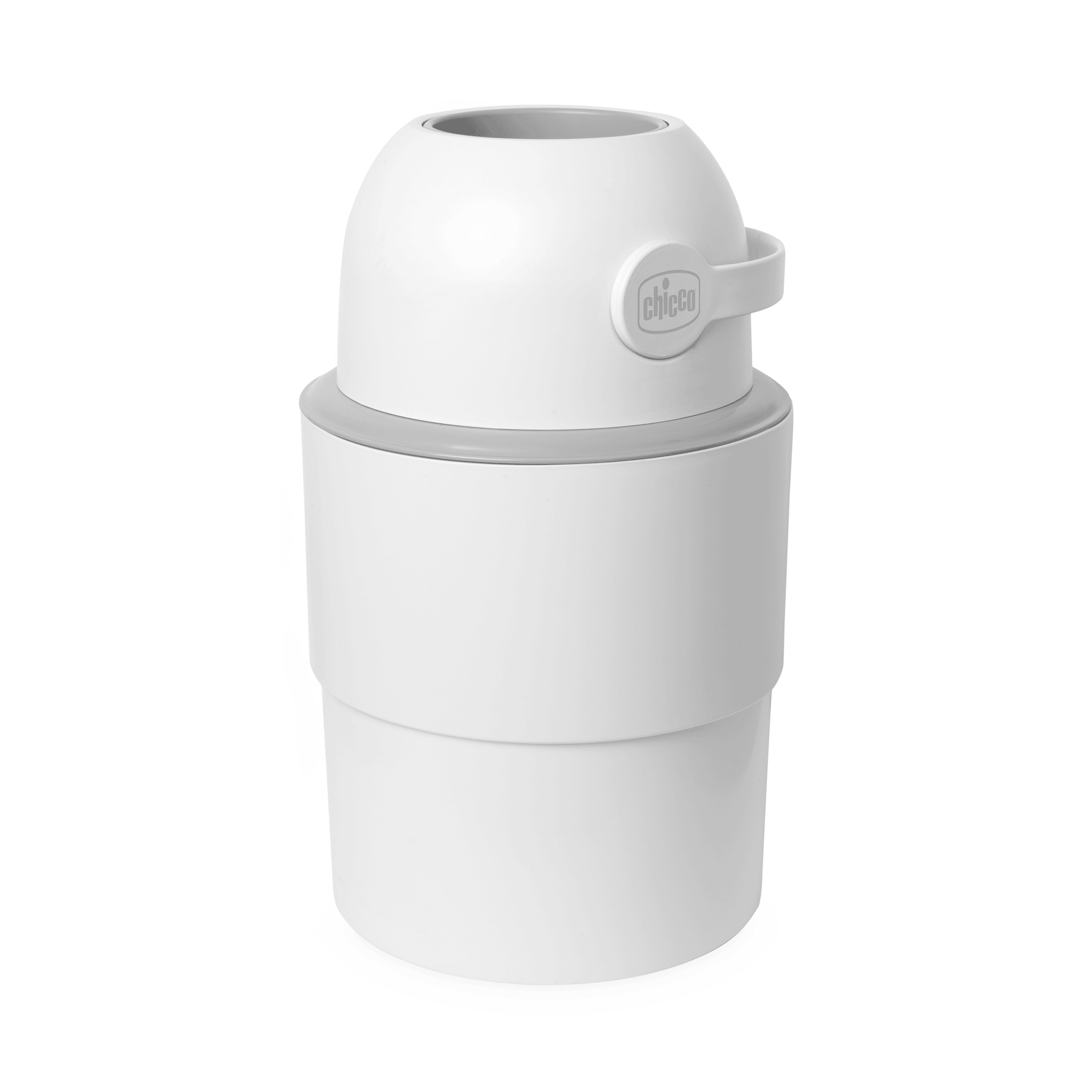 Windeleimer, chicco, Weiß – Besonderheit: Fassungsvermögen bis zu 35 Windeln