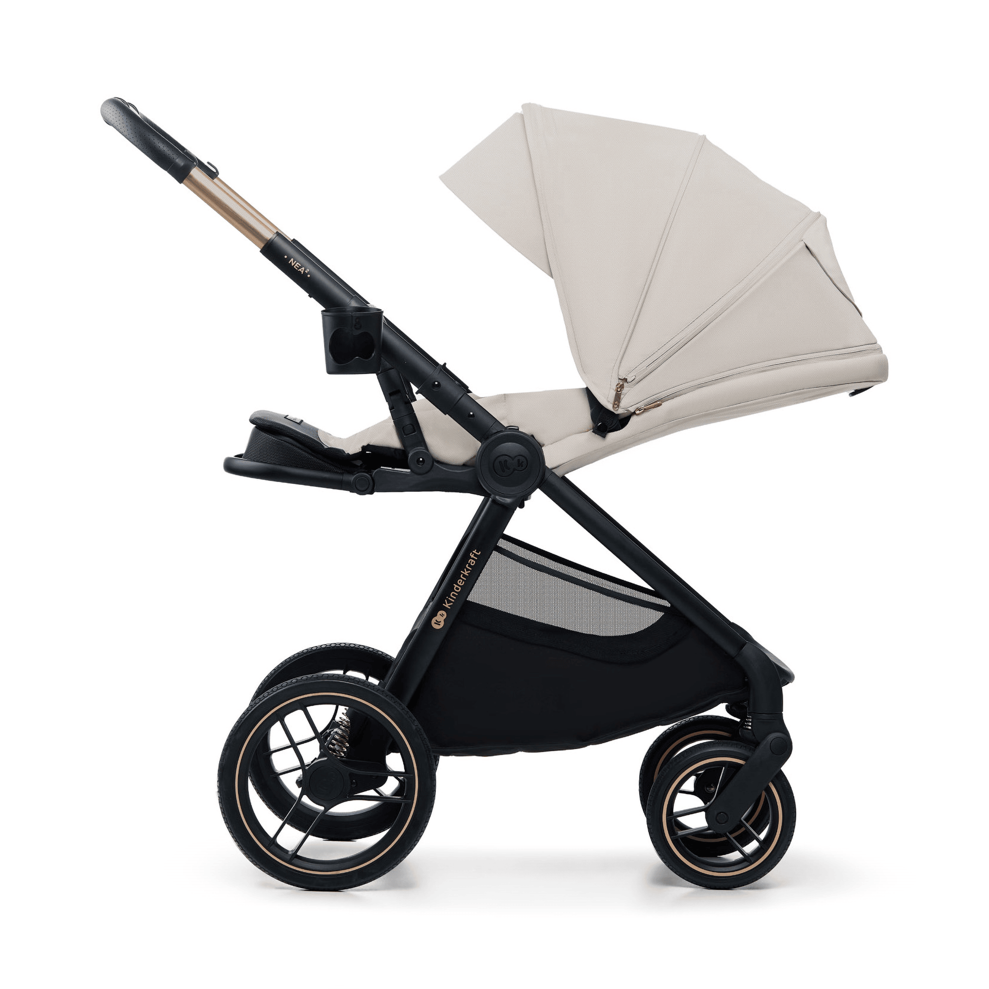 Kombi-Kinderwagen, Kinderkraft, Grau – Produktansicht