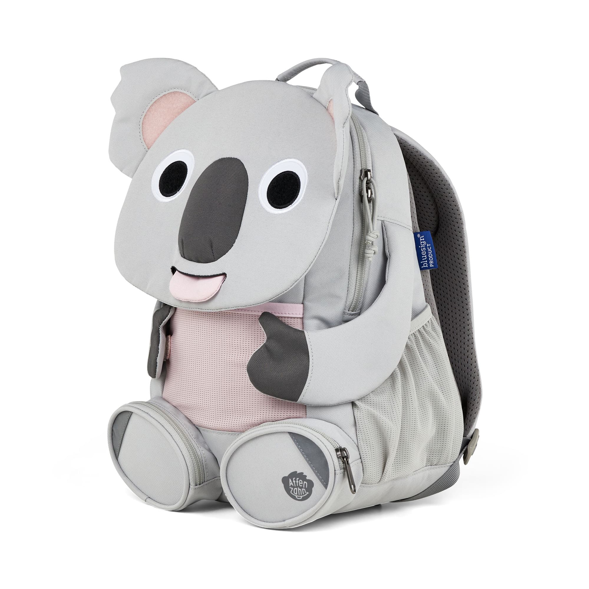 Kinderrucksäcke, Affenzahn, Grau – Produktansicht