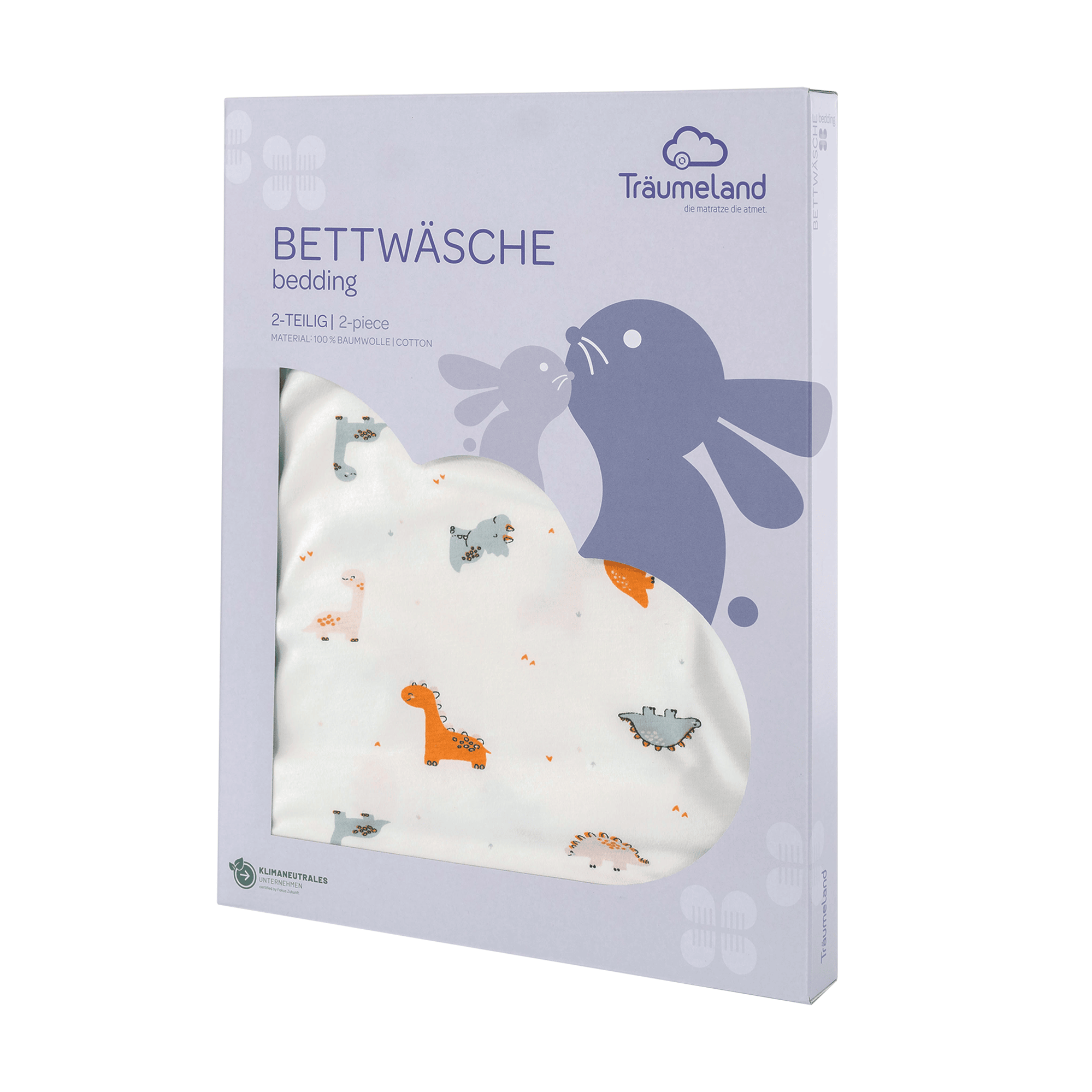 Bettbezüge, Träumeland, Weiß – Produktansicht