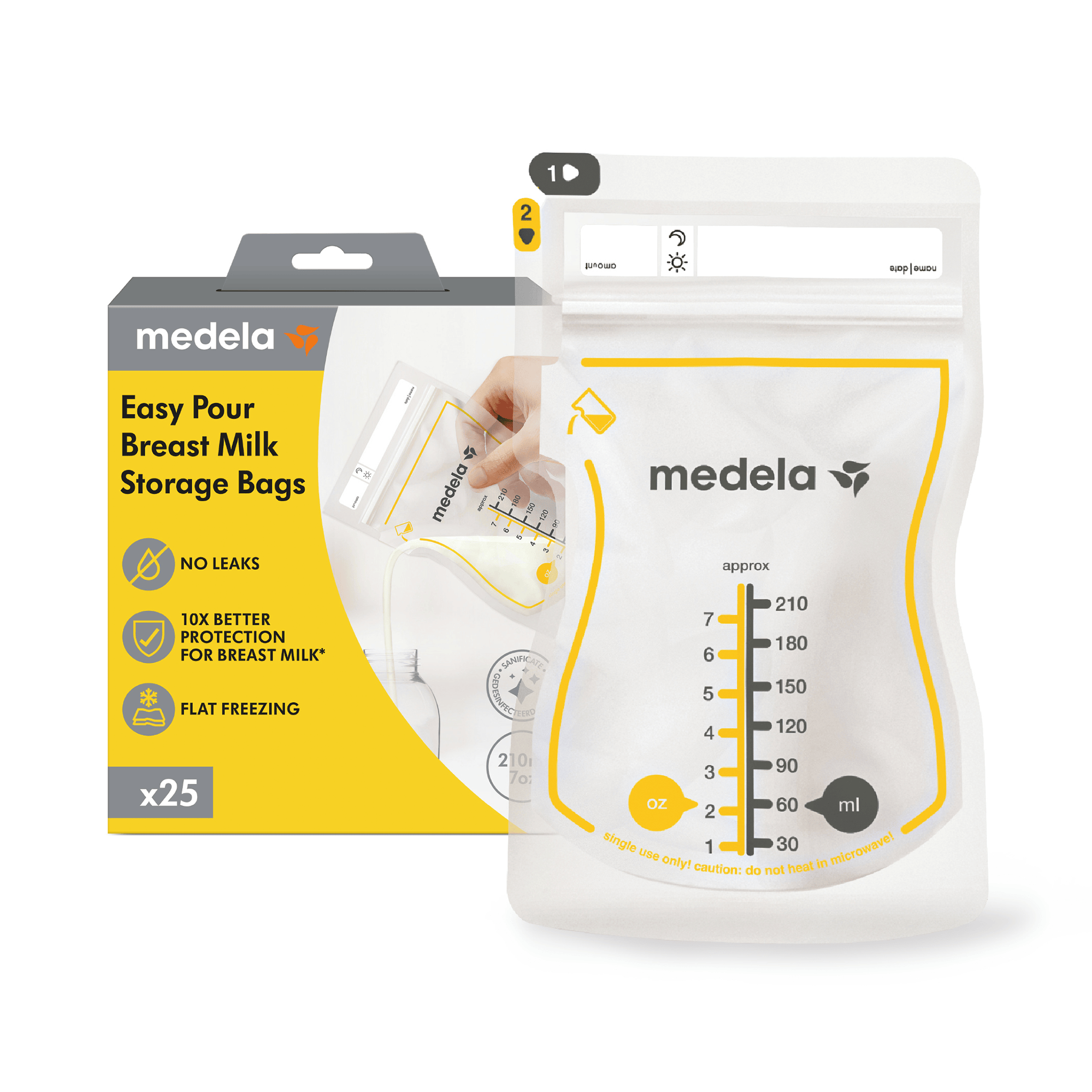 Flaschenzubehör, medela, Transparent – Produktansicht