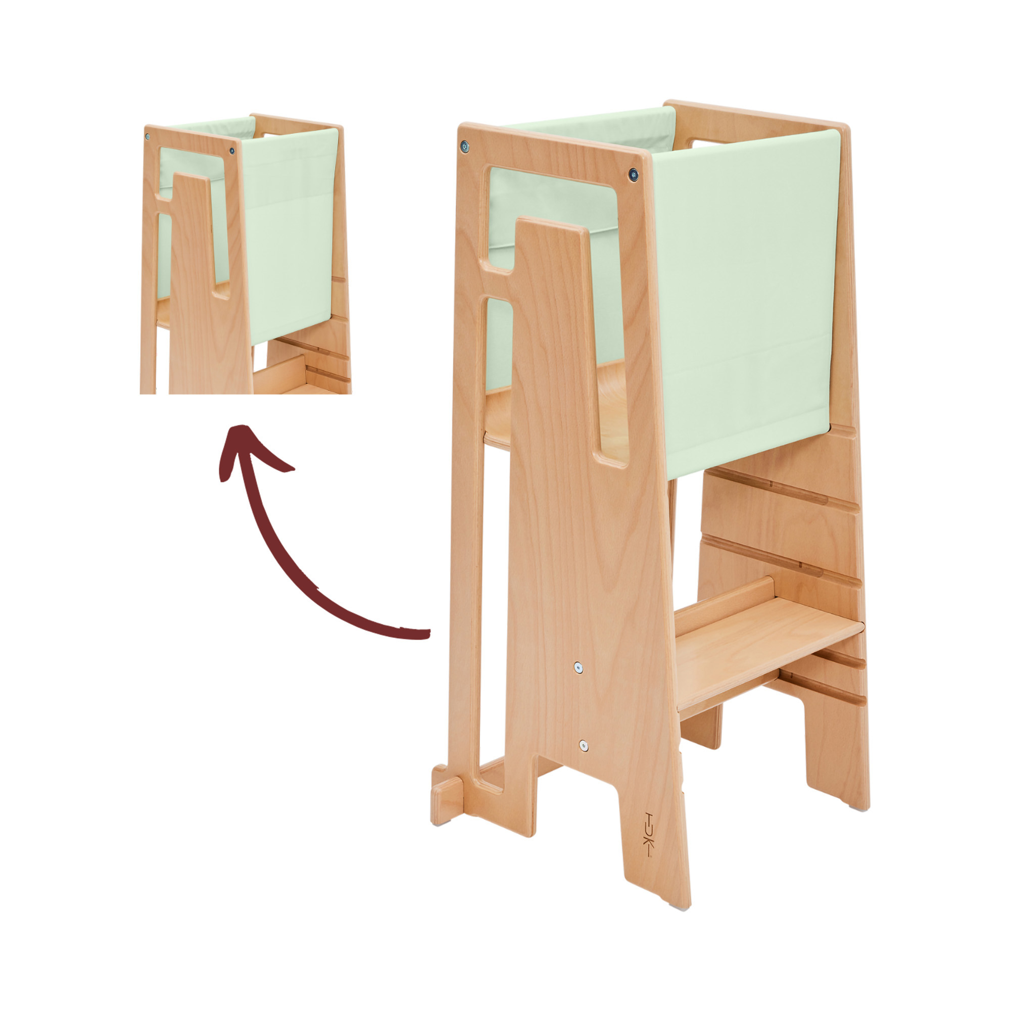 Lerntürme, TUKI, Grün – Produktansicht