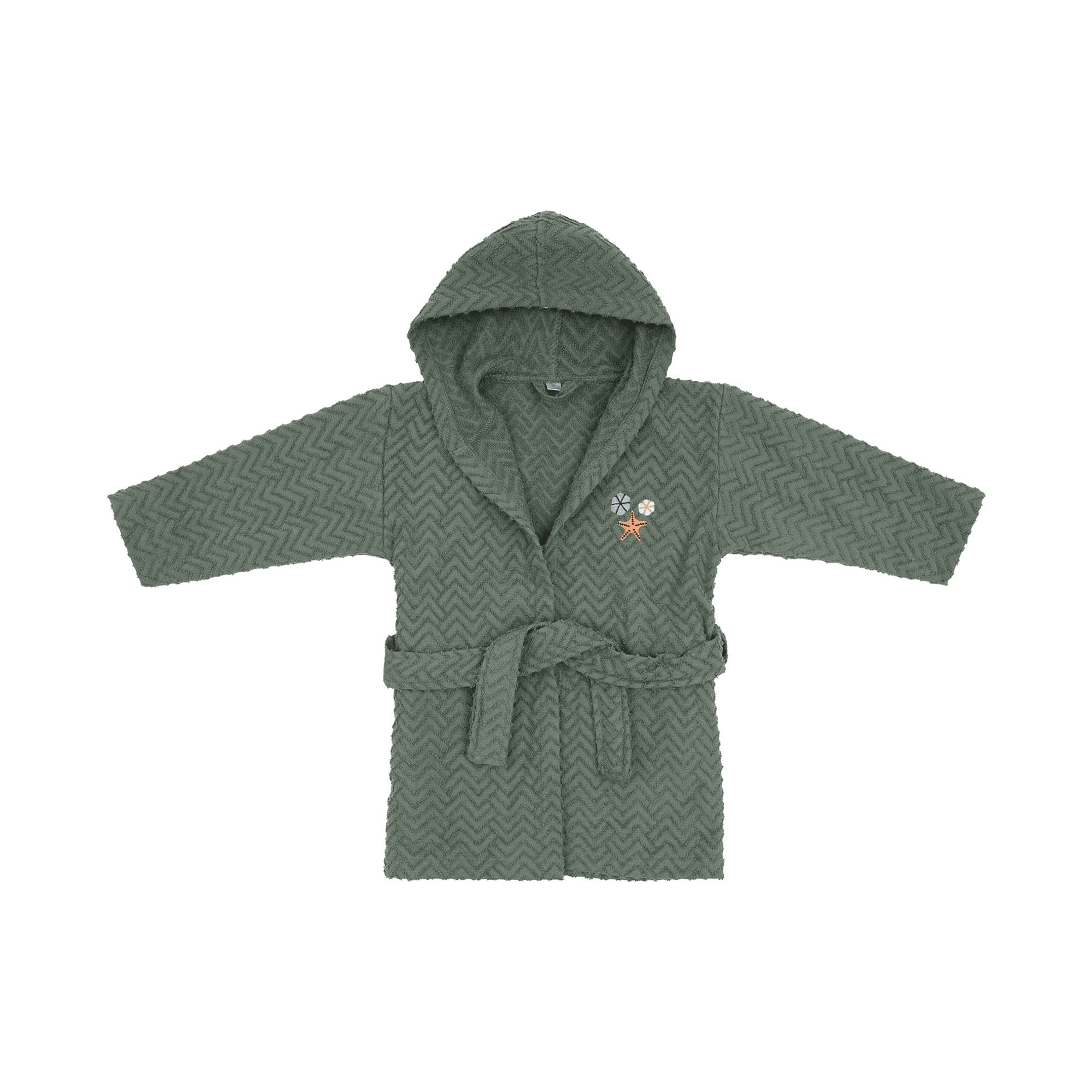 Bademäntel, bébé-jou, Grün – Besonderheit: hält dein Kind nach dem Baden warm