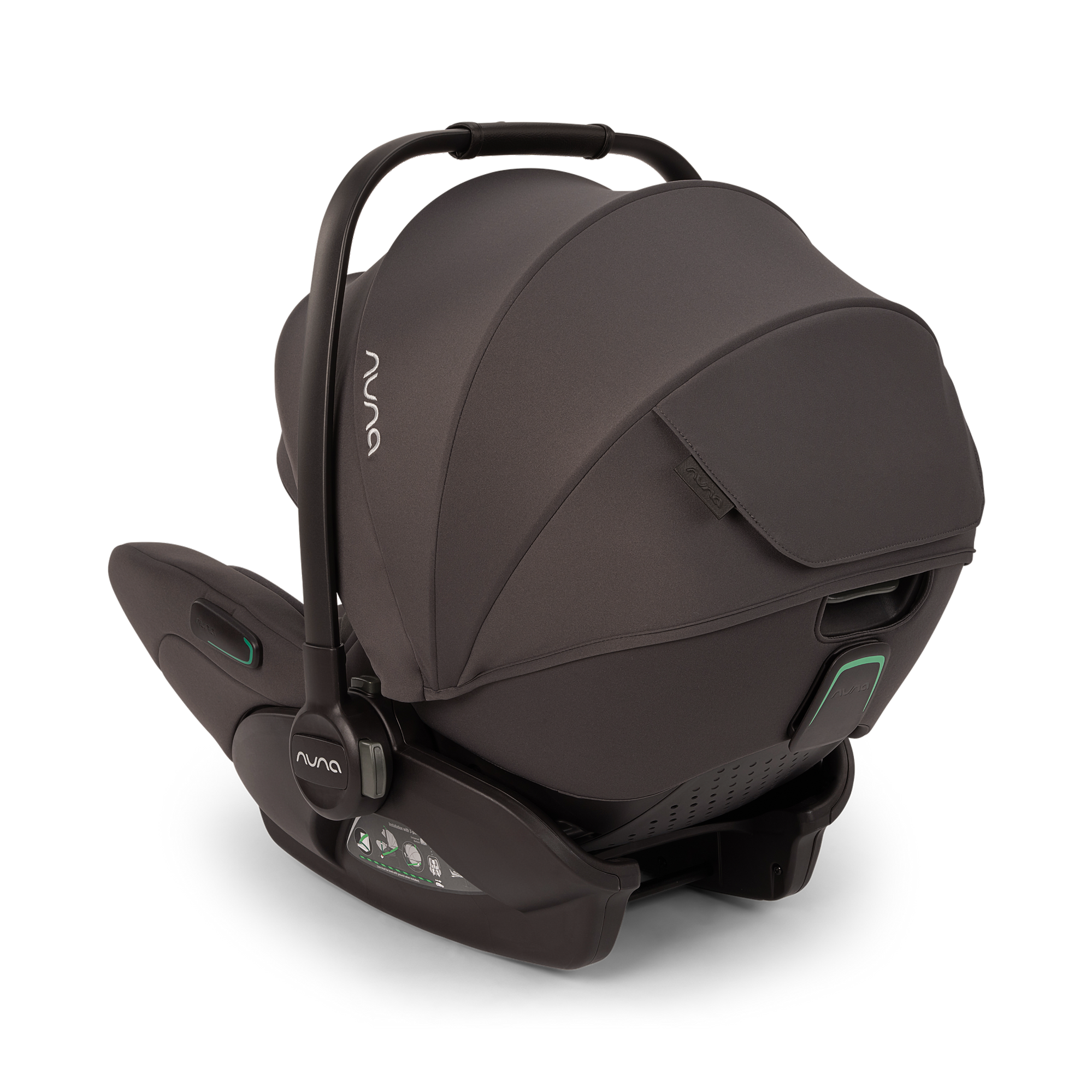 Babyschalen 0-13 kg, Gruppe 0+, nuna, Grau – Produktansicht