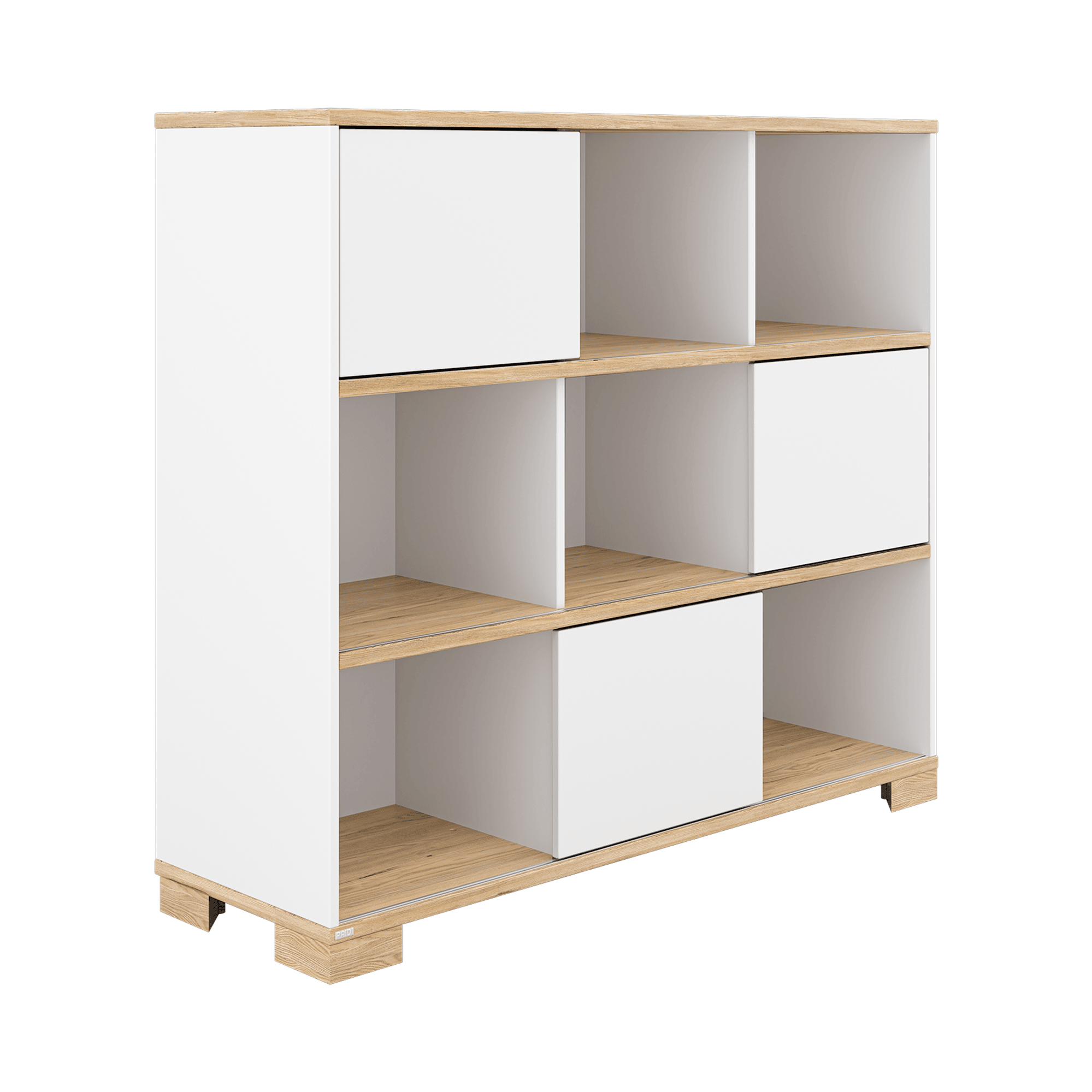 Regale, PAIDI, Weiß – Besonderheit: emissionsarm, schadstofffrei und mit dem „Blauen Engel“ zertifiziert