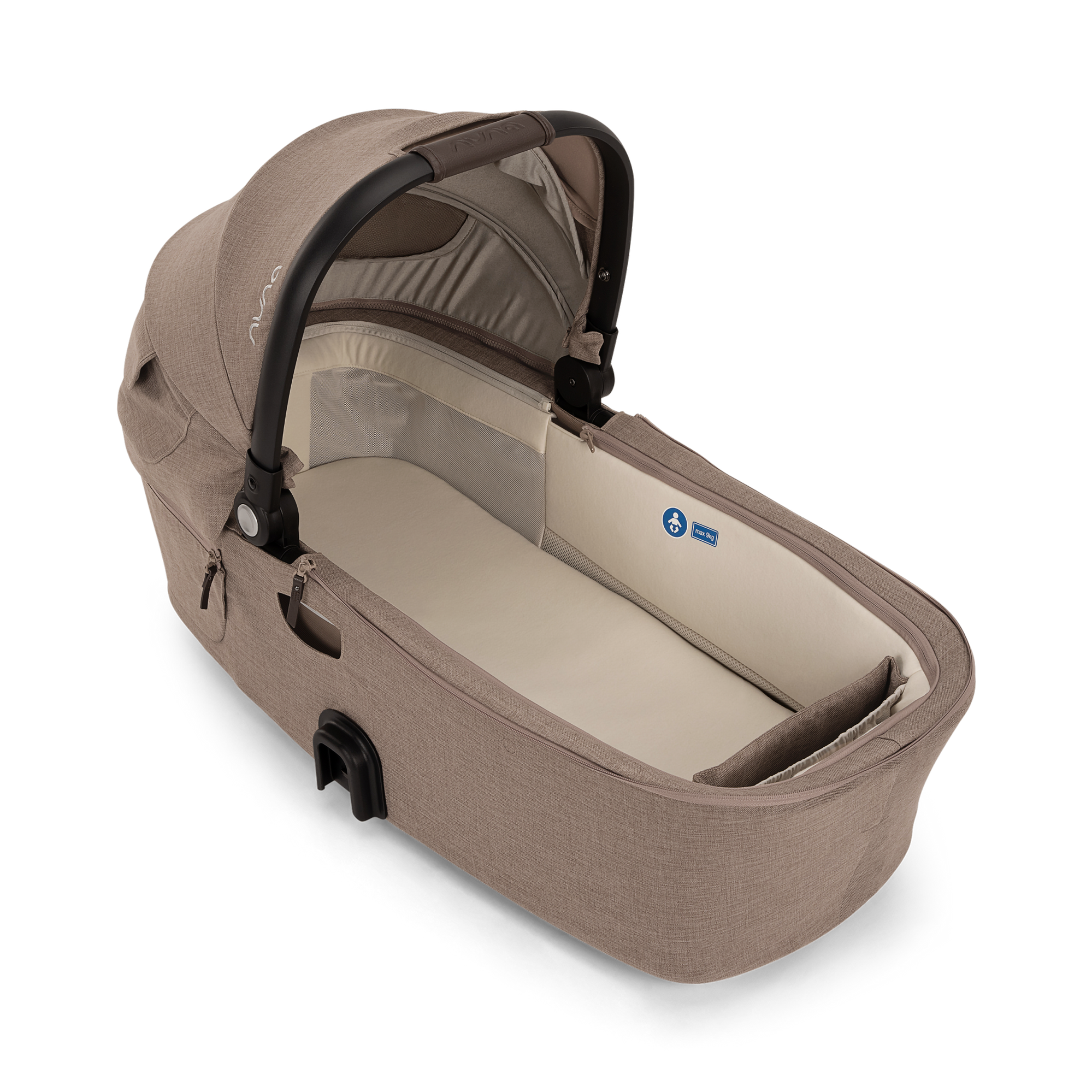 Kombi-Kinderwagen, nuna, Braun – Produktansicht