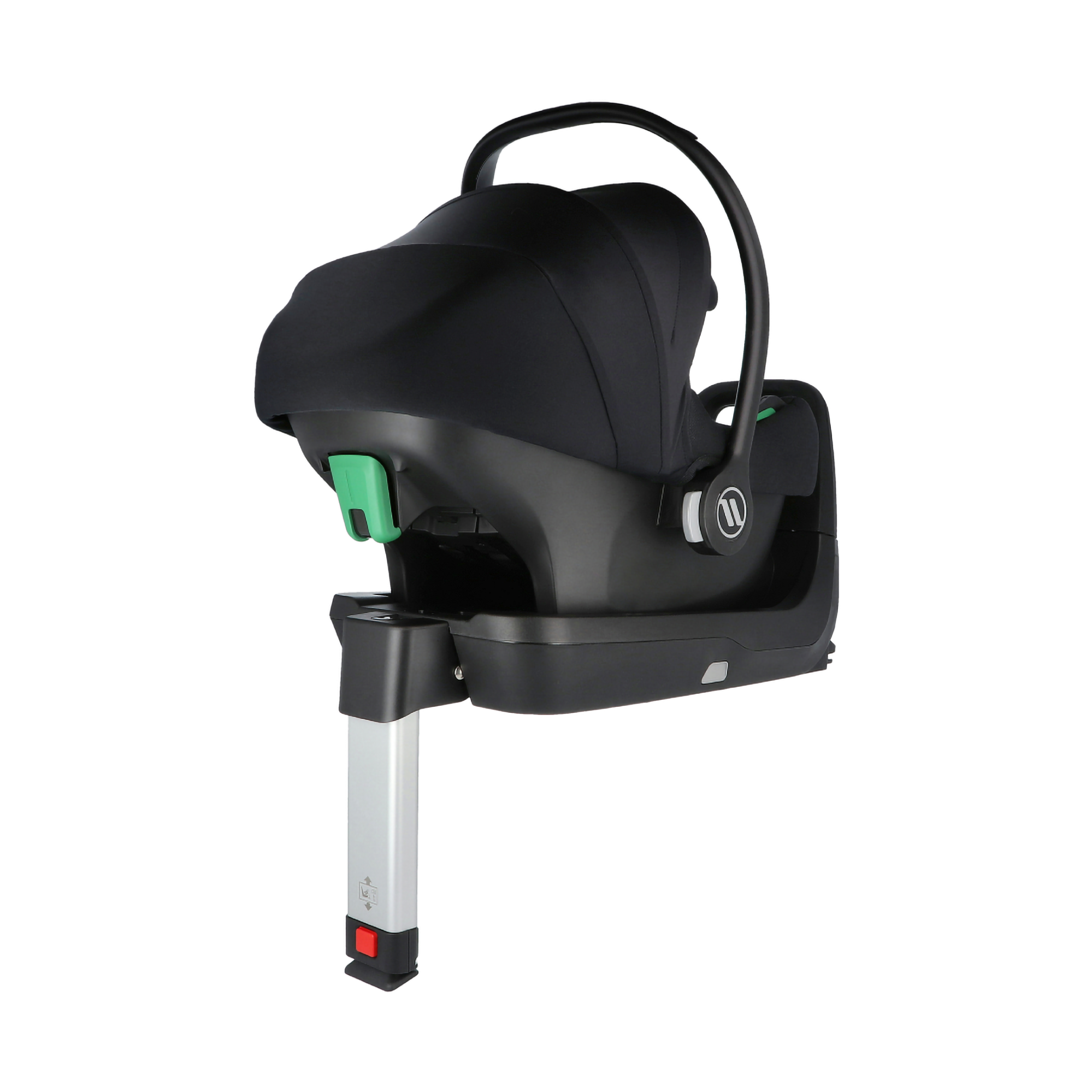 Babyschalen 0-13 kg, Gruppe 0+, AVIONAUT, Schwarz – Produktansicht