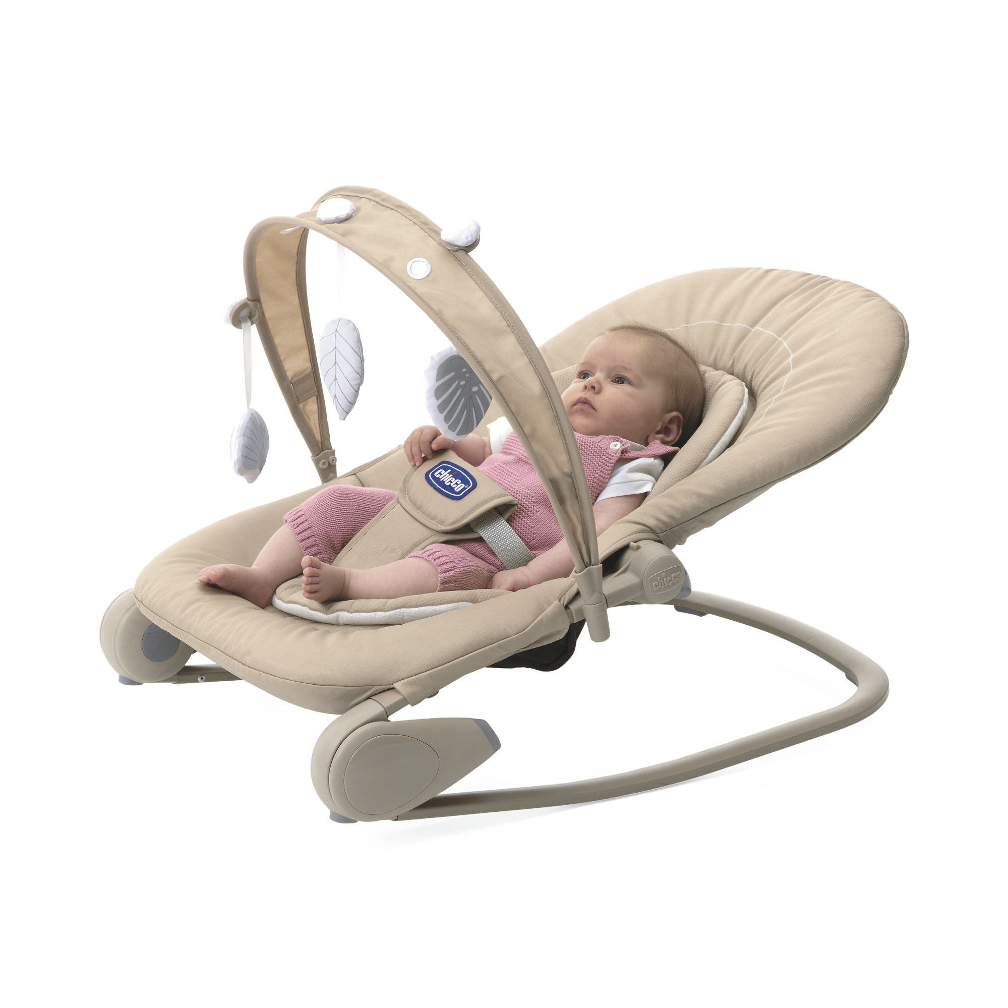 Wippen, chicco, Beige – Besonderheit: 4-fach verstellbare Rückenlehne