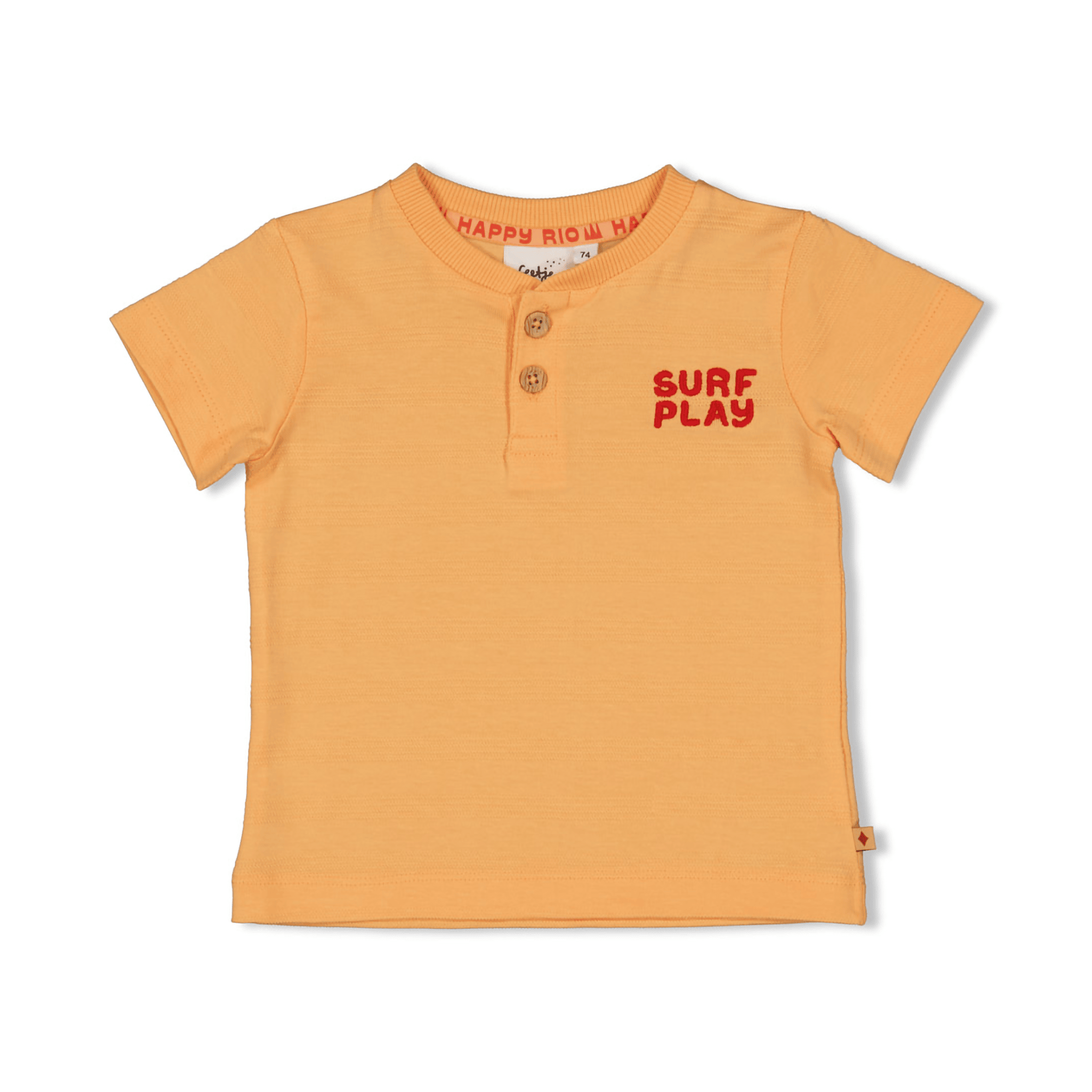 Kurzarmshirts, FEETJE, Orange – Besonderheit: aus 100% Baumwolle