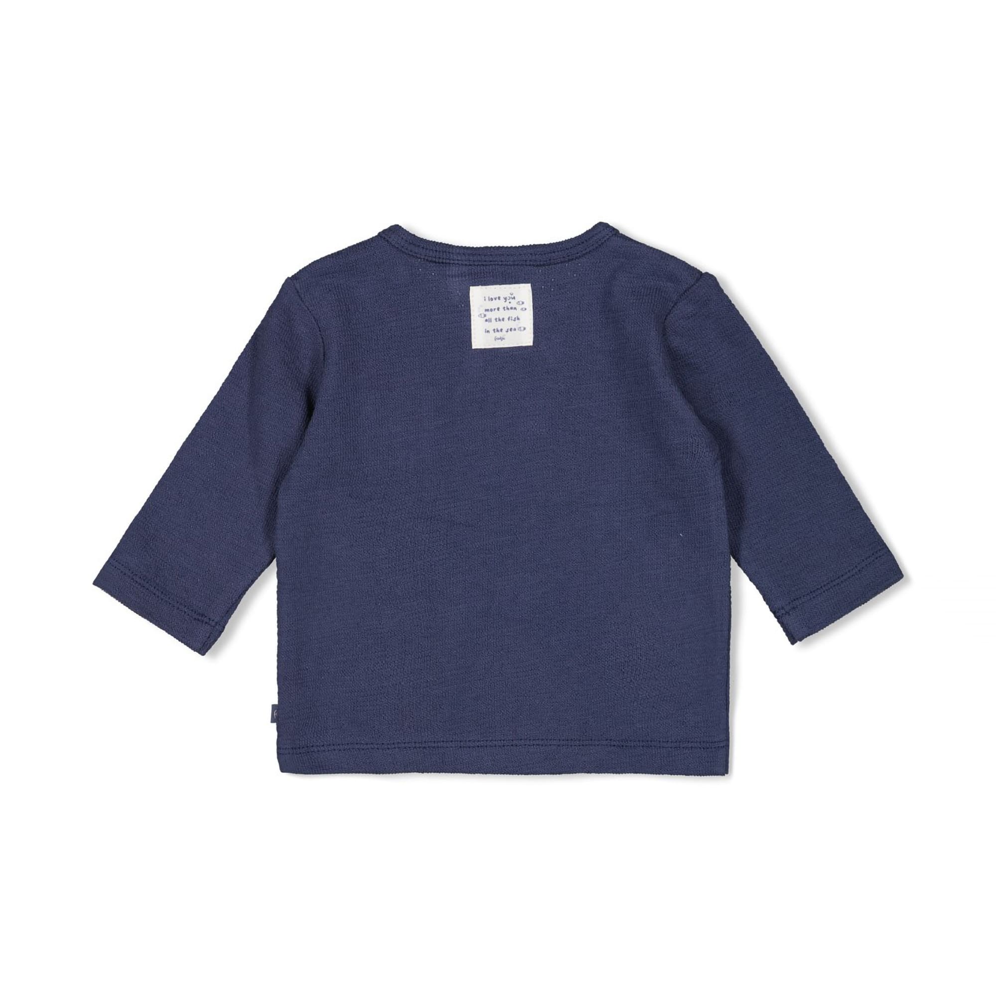 Langarmshirts, FEETJE, Blau – Besonderheit: aus 100% Baumwolle