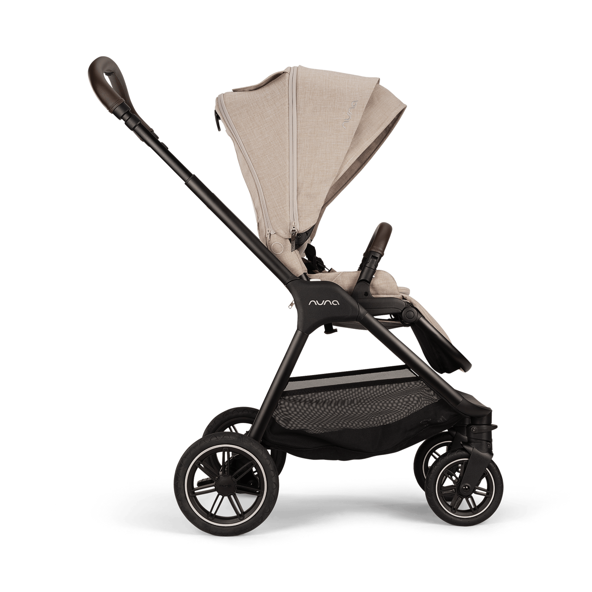 Kombi-Kinderwagen, nuna, Beige – Produktansicht