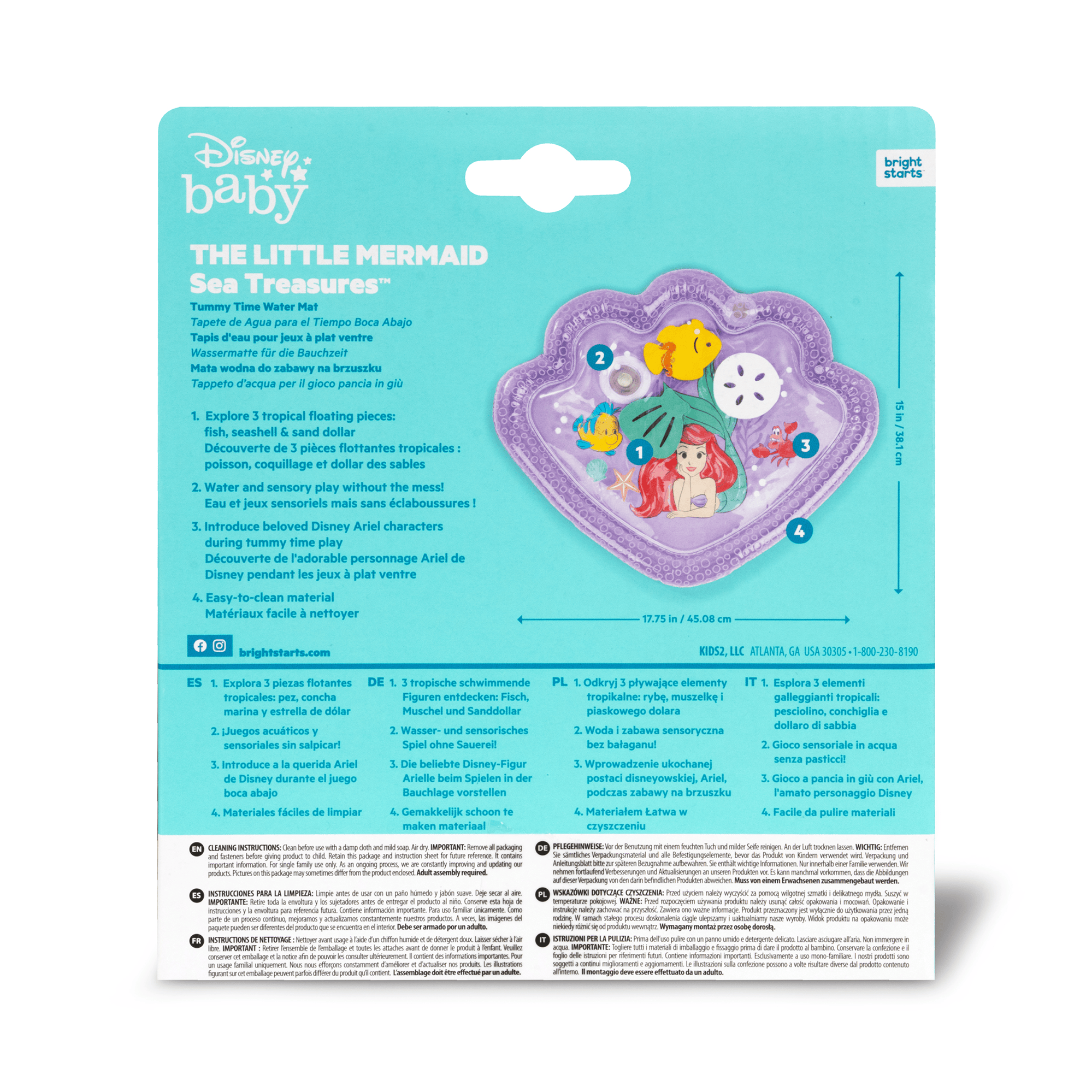 Wassermatten, BrightStarts, Pink – Produktansicht