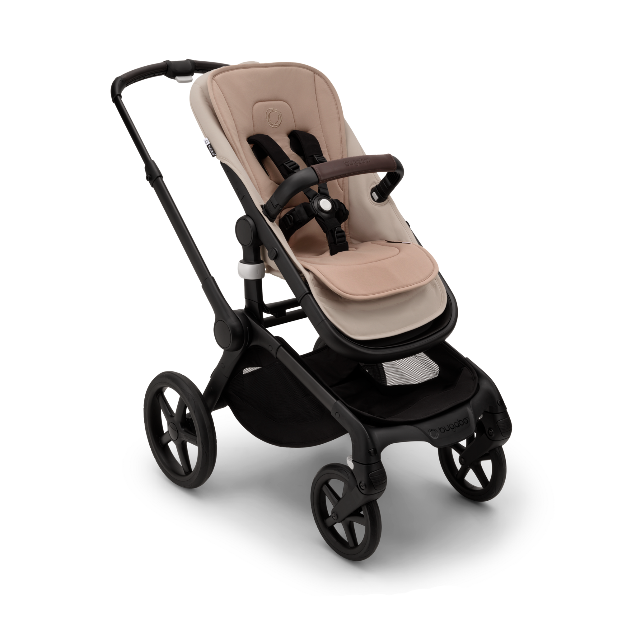 Sitzauflagen, bugaboo, Beige – Besonderheit: zusätzliche Polsterung für den Sitz des Kinderwagens