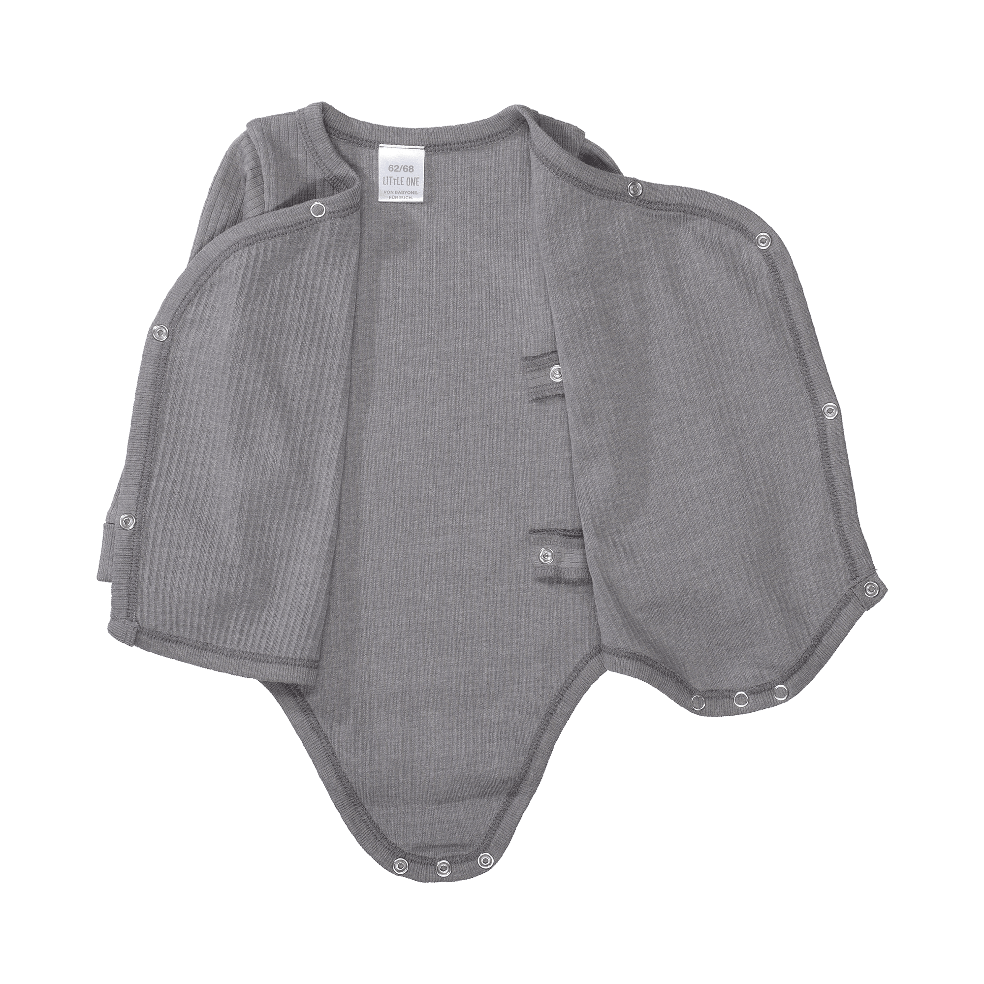 Wickelbodys, LITTLE ONE, Grau – Produktansicht