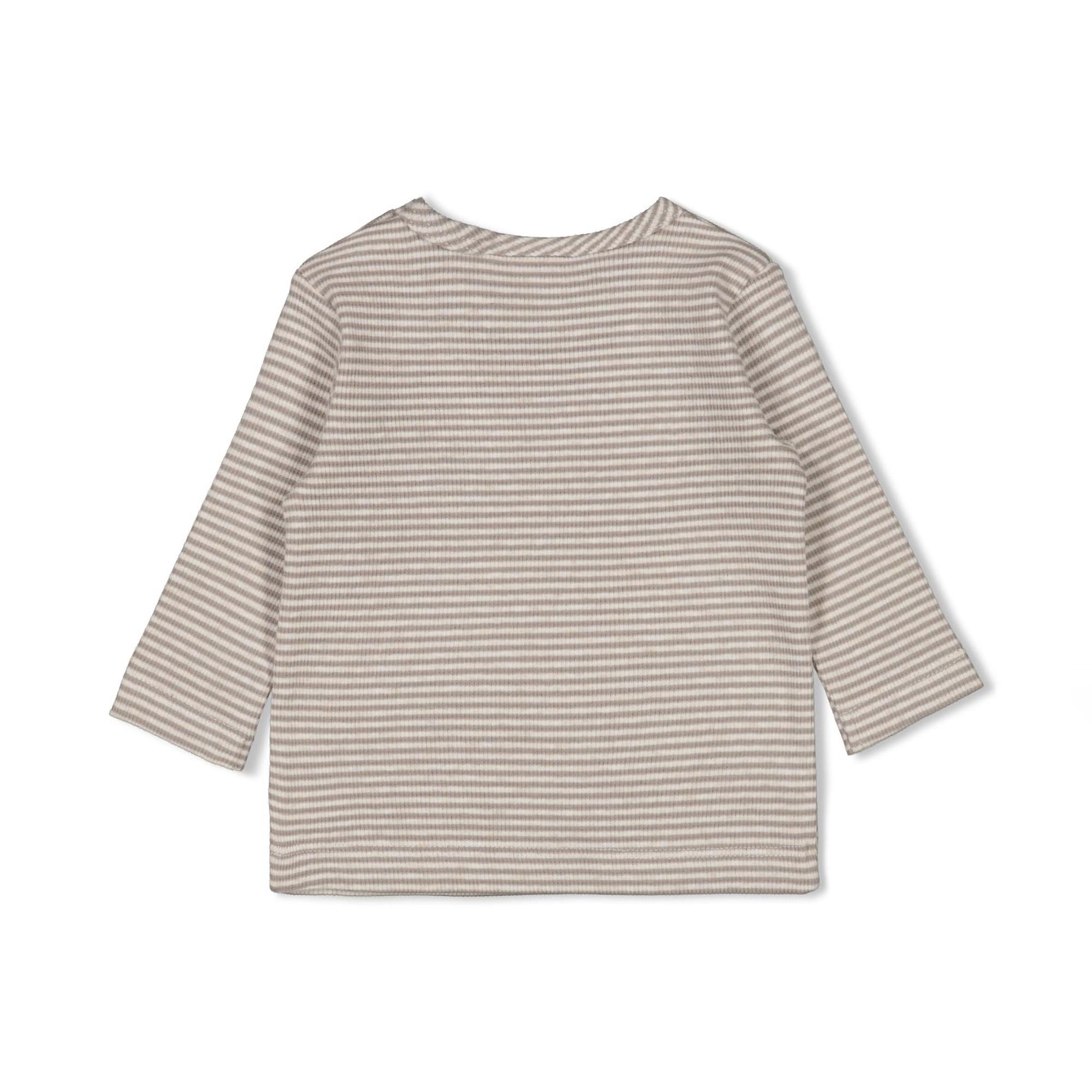 Langarmshirts, FEETJE, Grau – Besonderheit: aus 95% Baumwolle