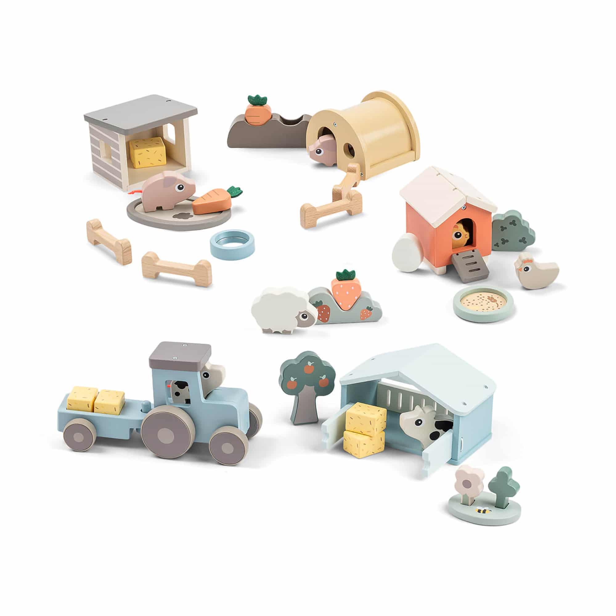 Holzfiguren, done by deer, Blau – Produktansicht