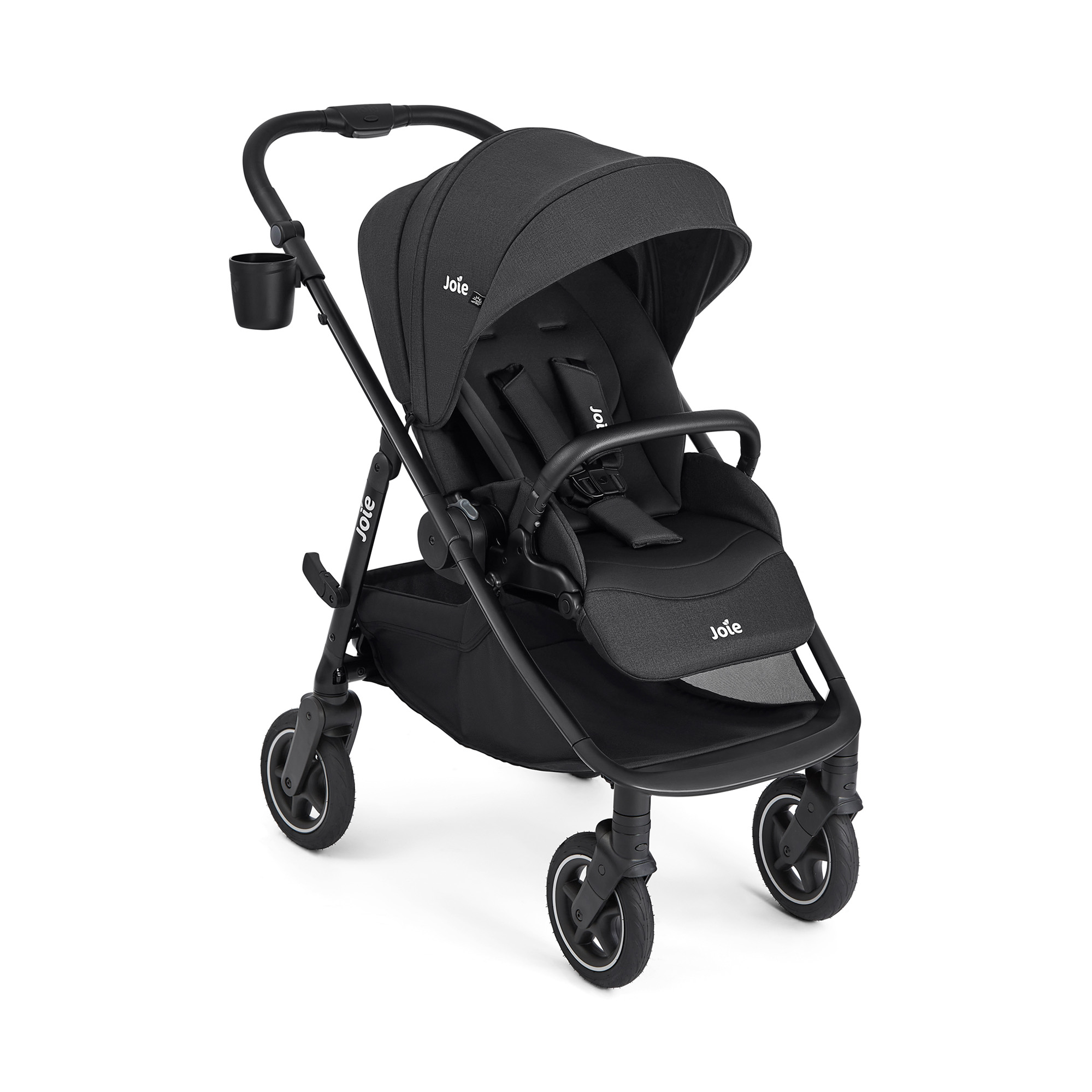 Sportwagen, Joie, Schwarz – Besonderheit: innovative Drift-Funktion (auf Knopfdruck zusätzlich schwenkbare Hinterräder um 360°)