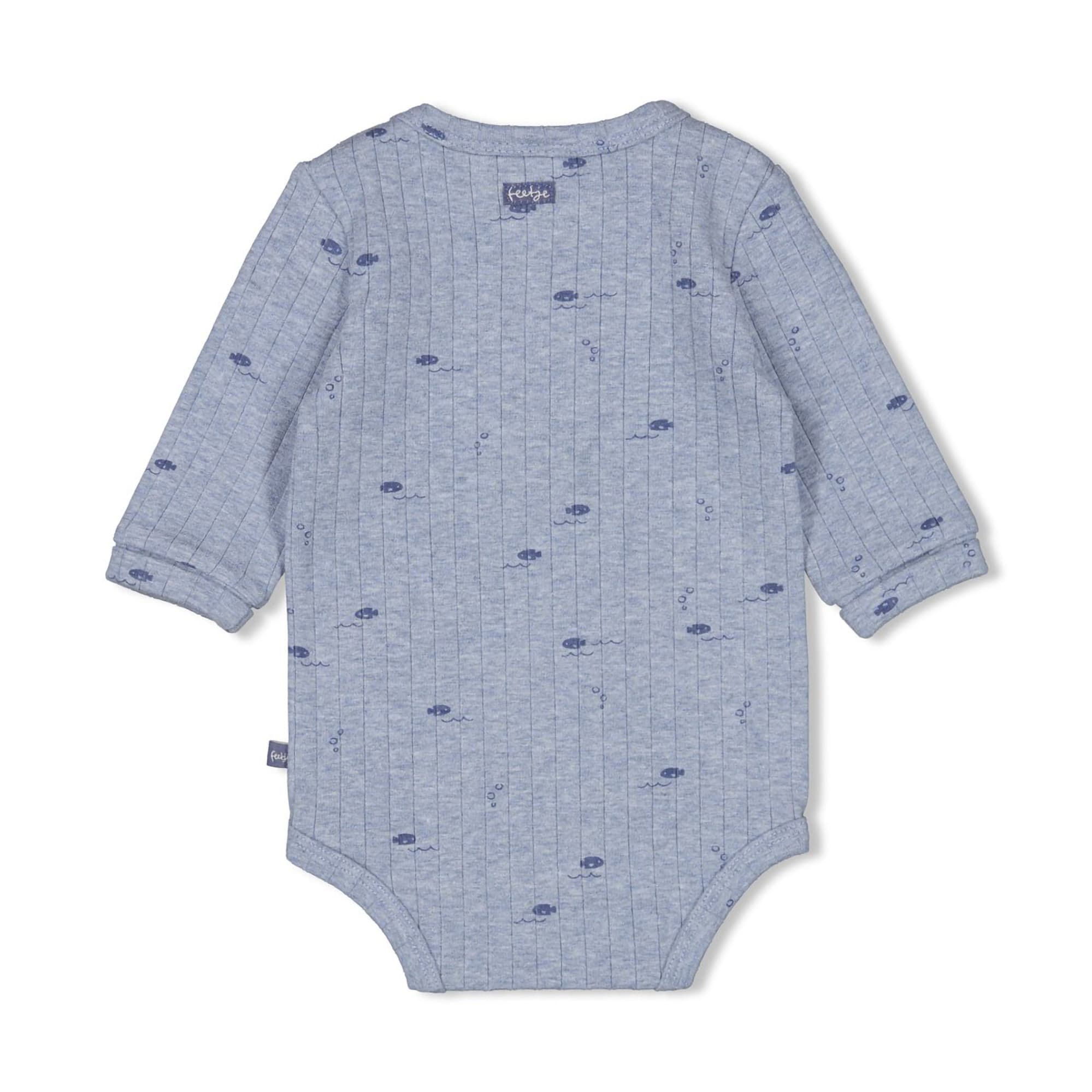 Langarmbodys, FEETJE, Blau – Produktansicht