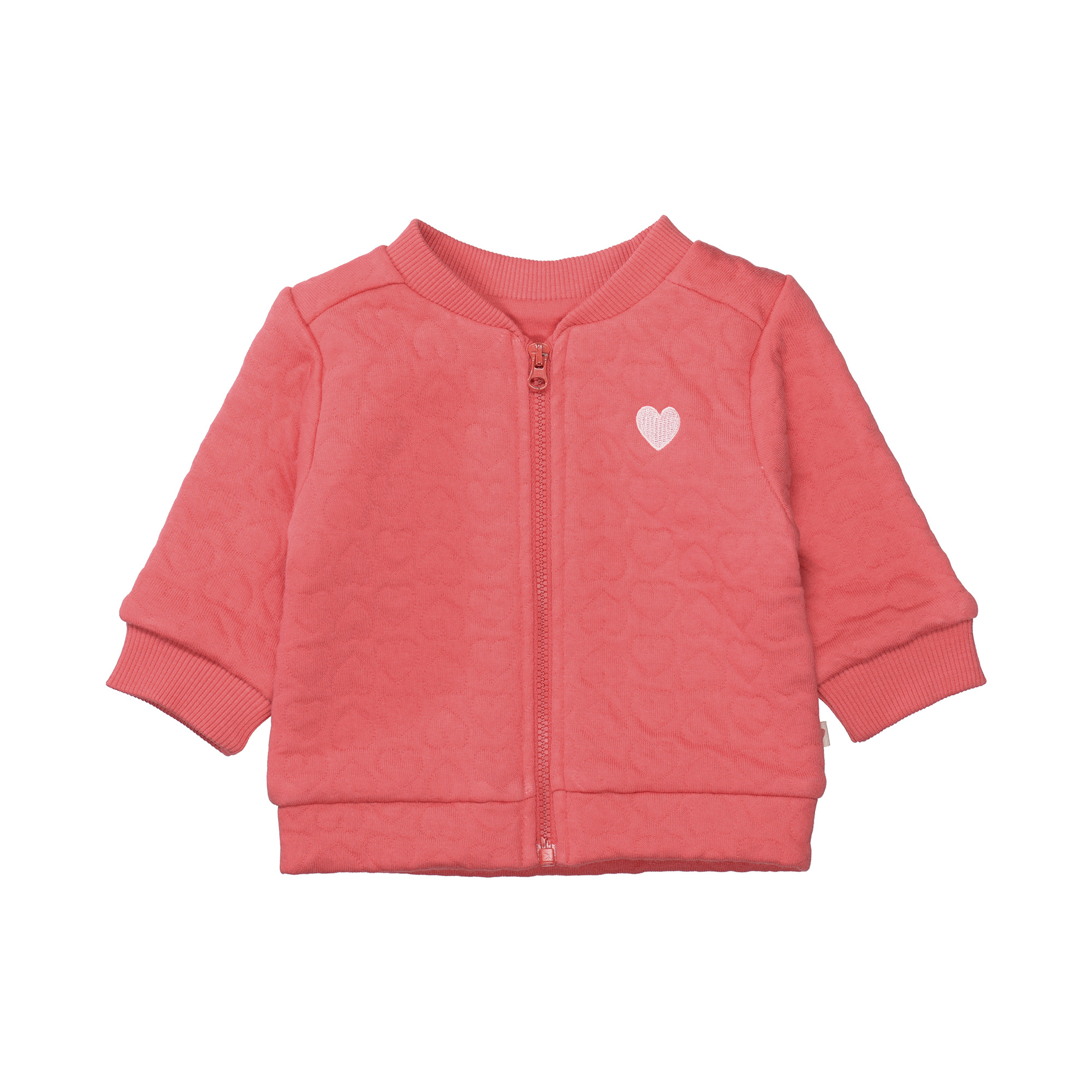 Sweat-, Fleece- & Strickjacken, STACCATO, Rot – Besonderheit: aus 80% Baumwolle