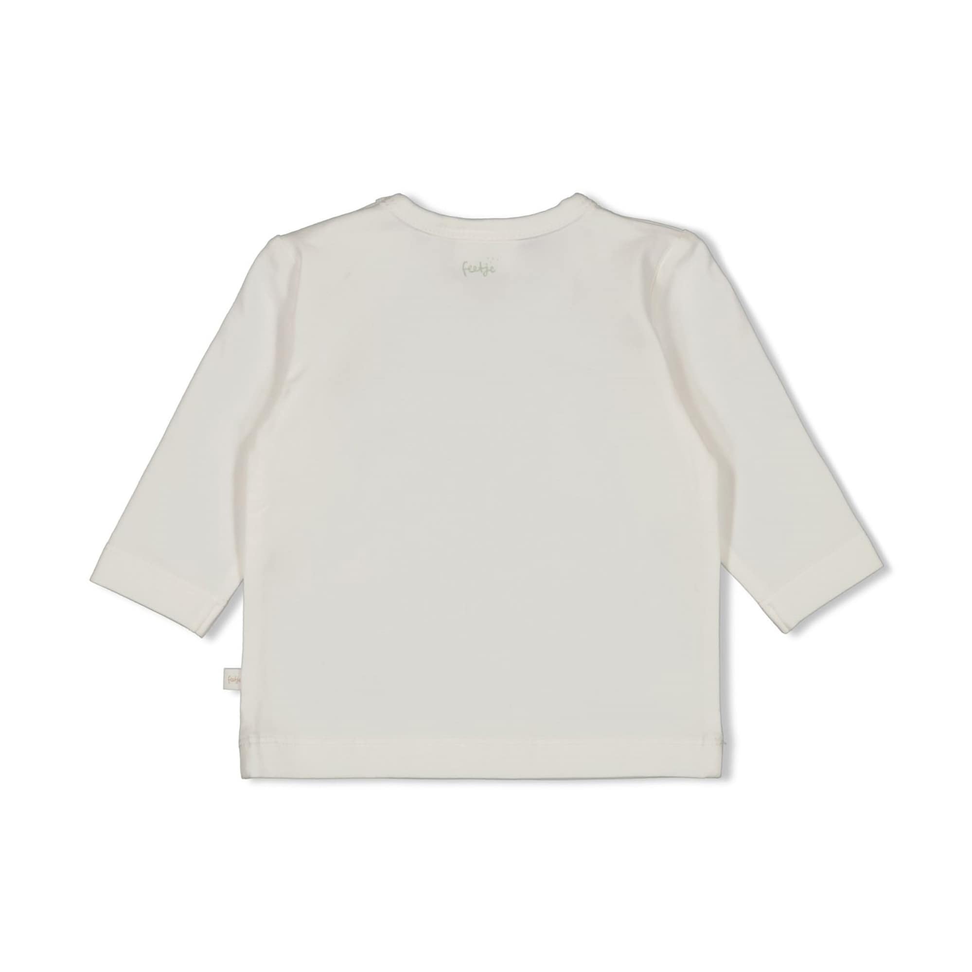 Langarmshirts, FEETJE, Weiß – Besonderheit: aus 92% Baumwolle