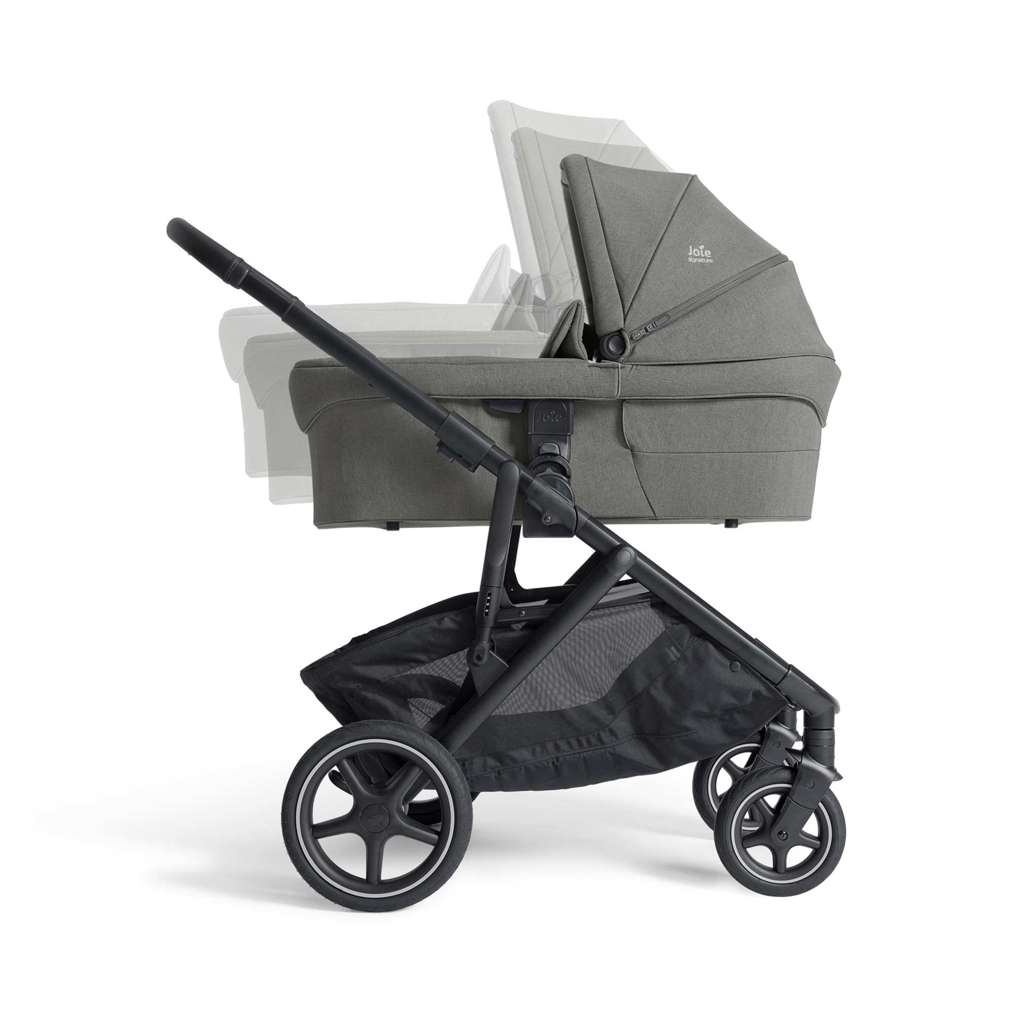 Kombi-Kinderwagen, Joie signature, Grün – Produktansicht