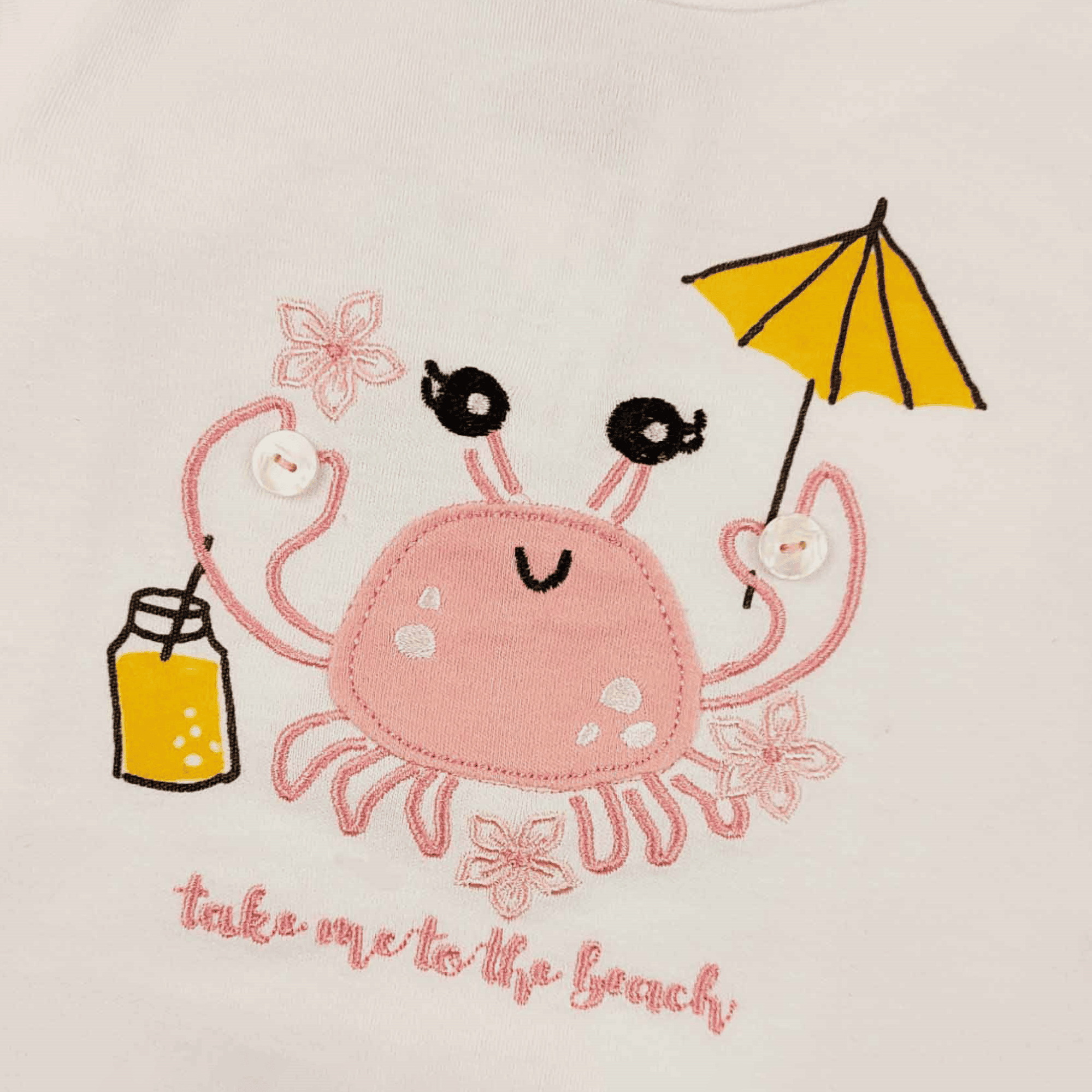 Langarmshirt Krabbe LITTLE Weiß M2000587734709 2