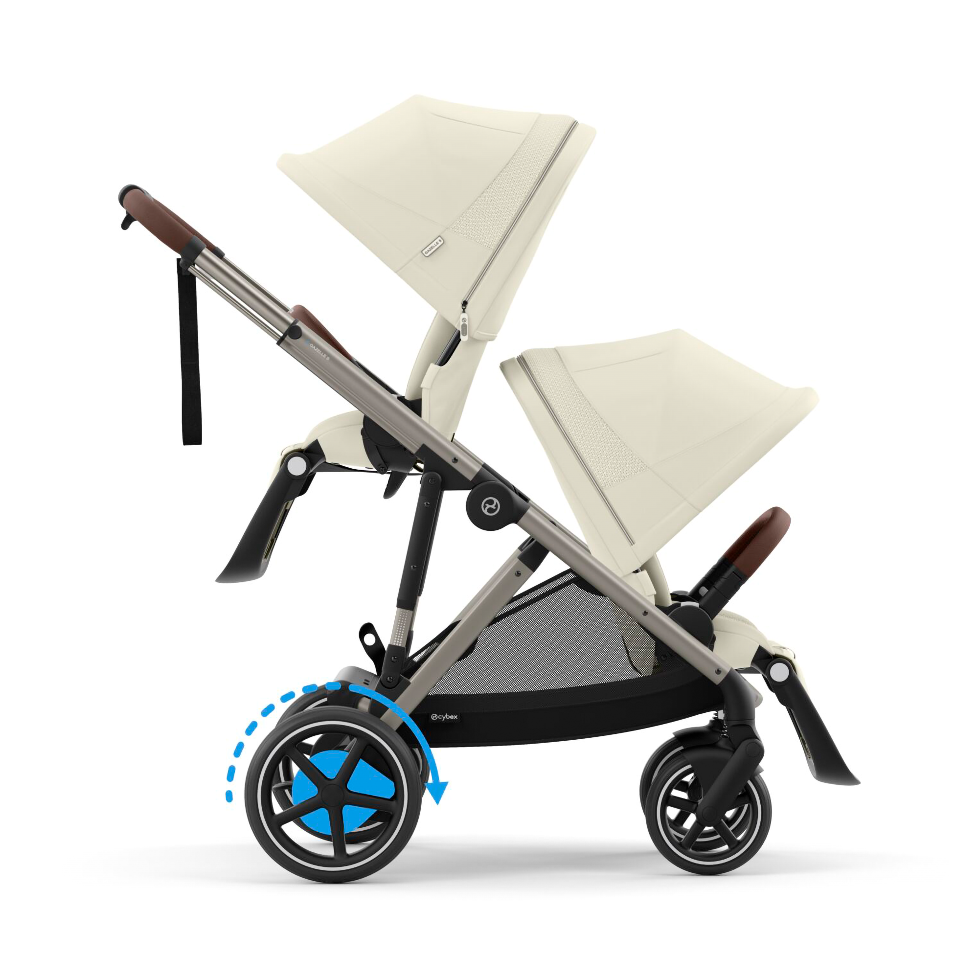 Kombi-Kinderwagen, cybex, Beige – Produktansicht