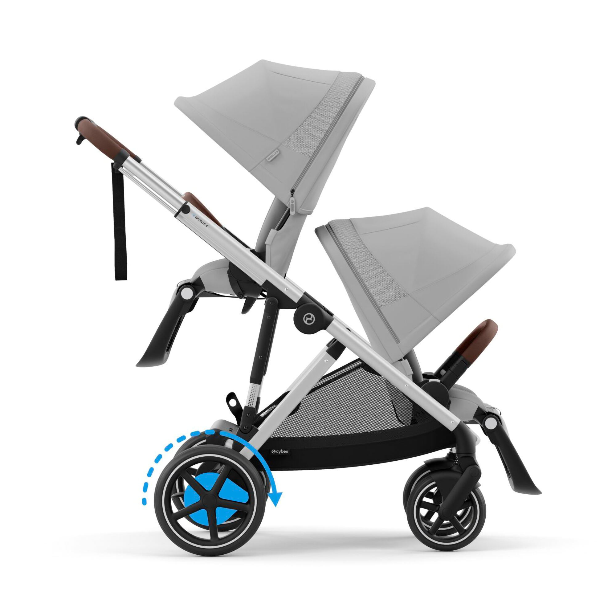 Kombi-Kinderwagen, cybex, Grau – Produktansicht