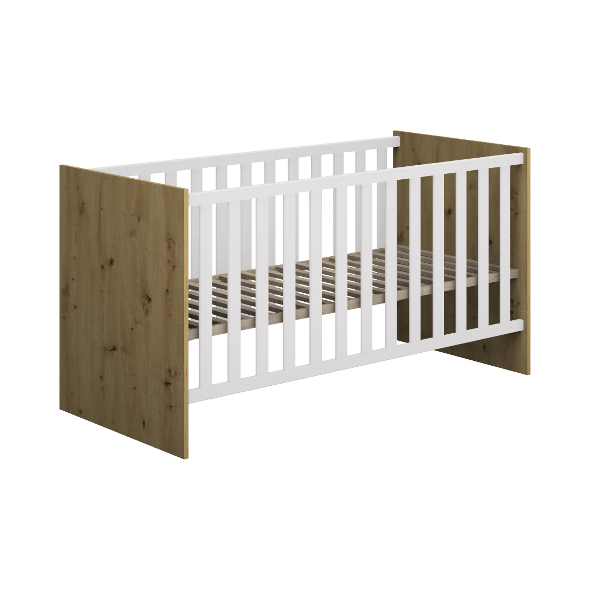 Gitterbetten, Mäusbacher, Weiß – Besonderheit: inkl. dreifach verstellbarem Lattenrost