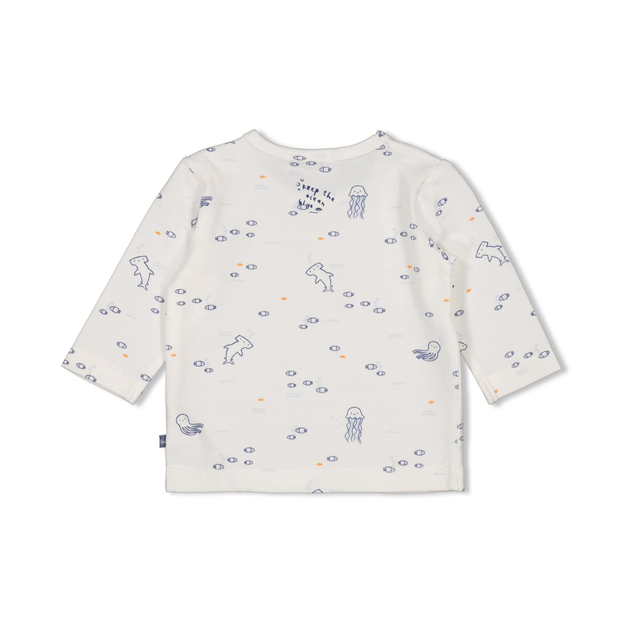 Langarmshirts, FEETJE, Beige – Besonderheit: aus 92% Baumwolle