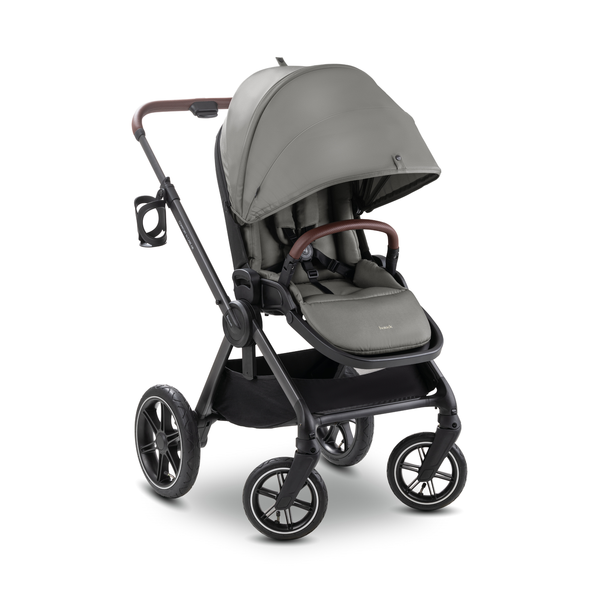 Kombi-Kinderwagen, hauck, Grau – Besonderheit: komfortable Liegefunktion und lange Rückenlehne sorgen für erholsame Pausen unterwegs