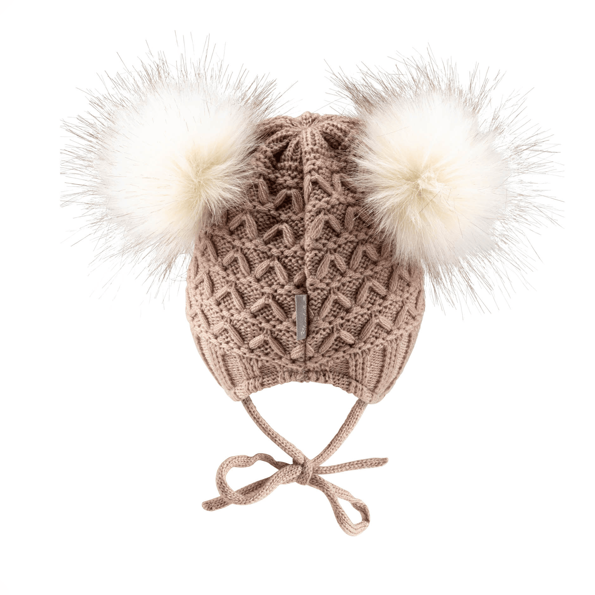 Strickmützen, Sterntaler, Beige – Produktansicht