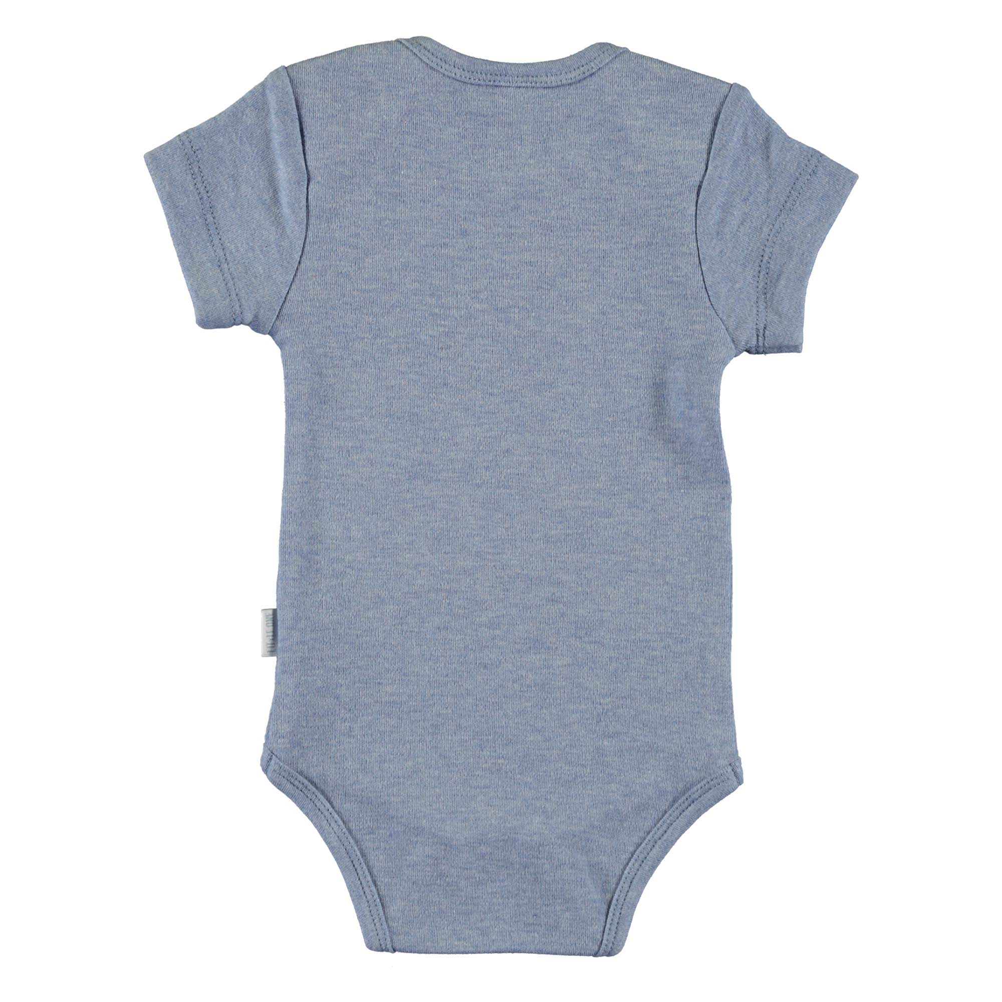 Kurzarmbody Giraffe LITTLE ONE Blau M2004584259708 3