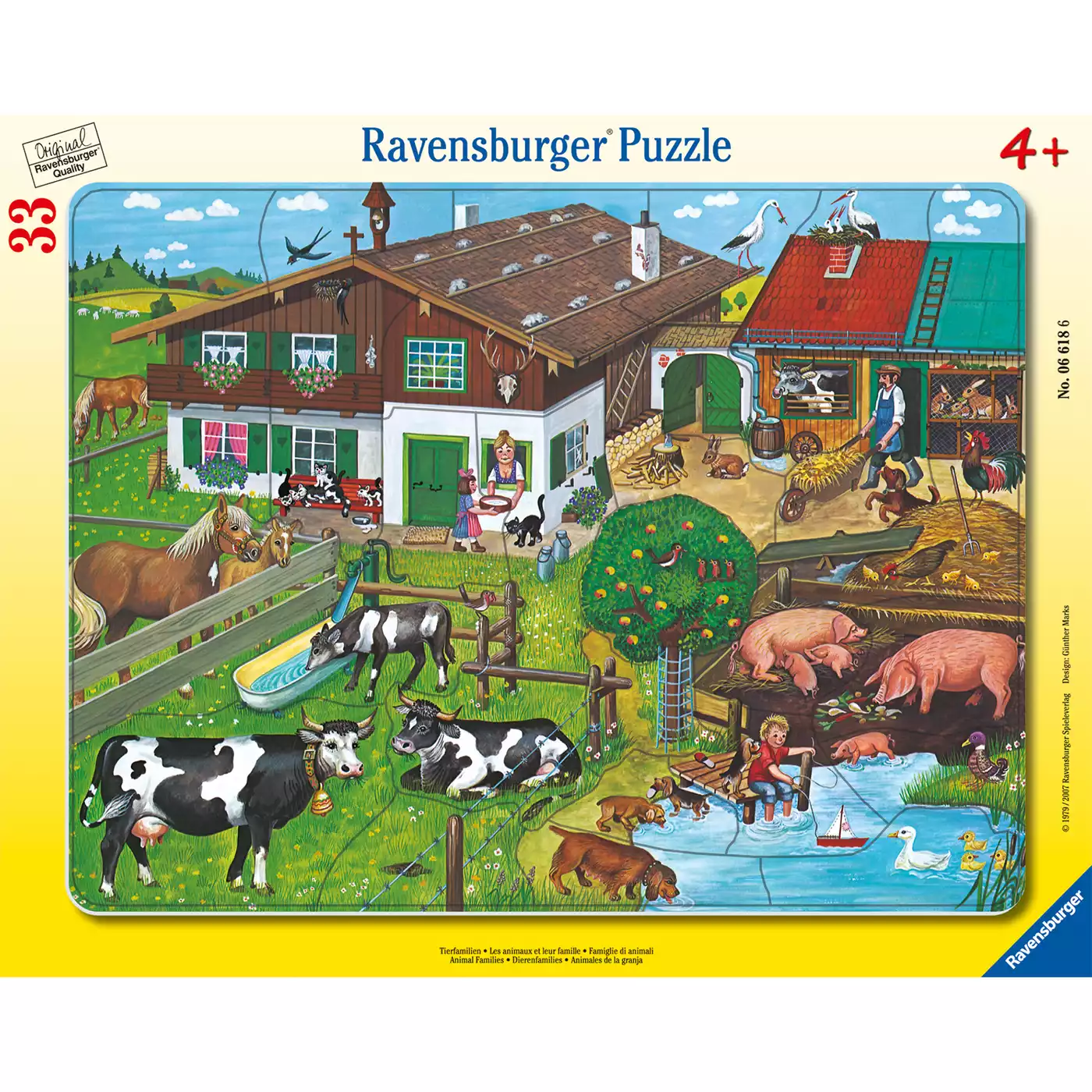 Kinderpuzzle Tierfamilien Ravensburger 2000000703473 1