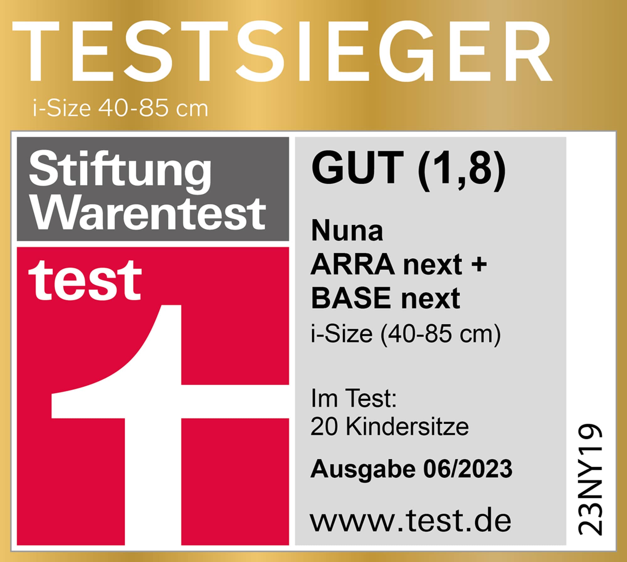 Babyschalen 0-13 kg, Gruppe 0+, nuna – Produktansicht