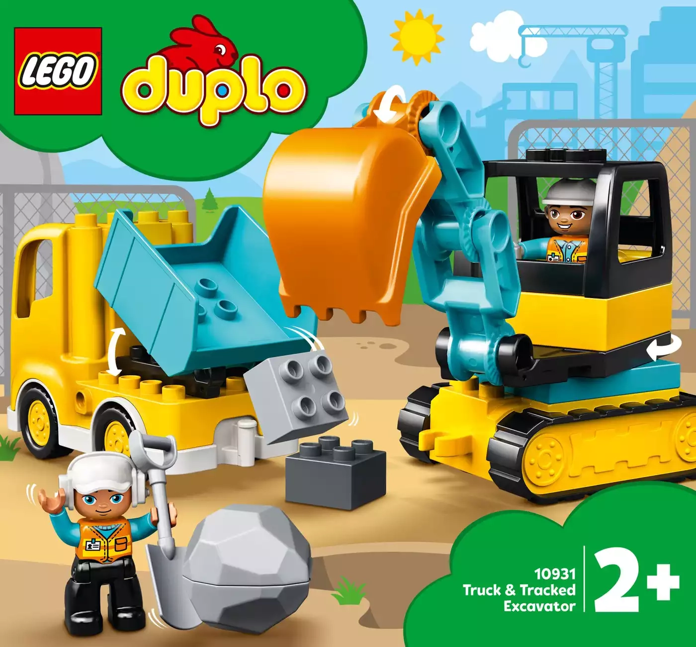 Konstruktionsspielzeug, LEGO duplo, Mehrfarbig – Produktansicht